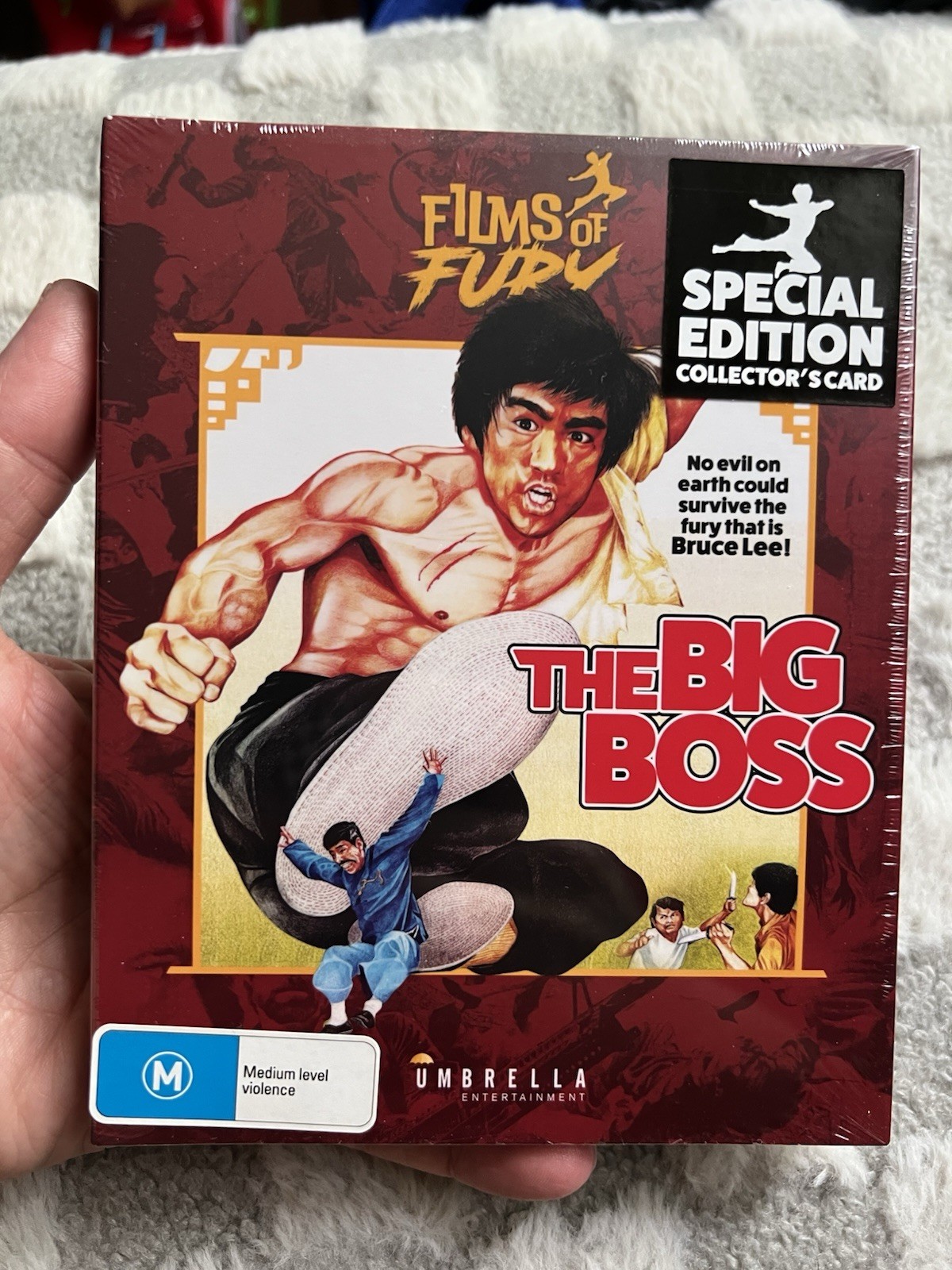 The Big Boss (Aka Fists of Fury) (Blu-ray, 1971) Umbrella Ent. OOP•Region B•NEW!