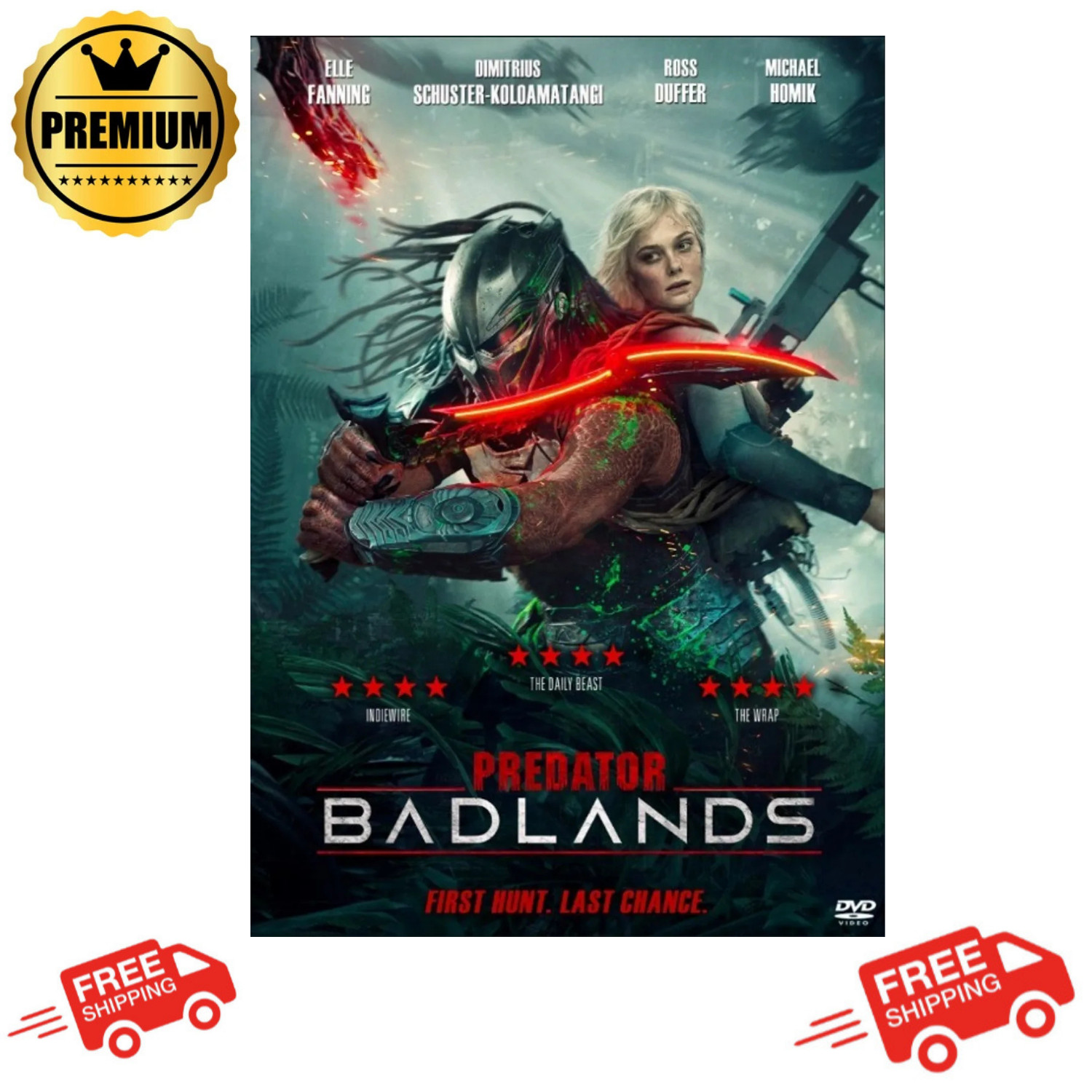 Predator: Badlands DVD 2025 NEW Sealed Sci-Fi Action Movie All Region Free Shipp