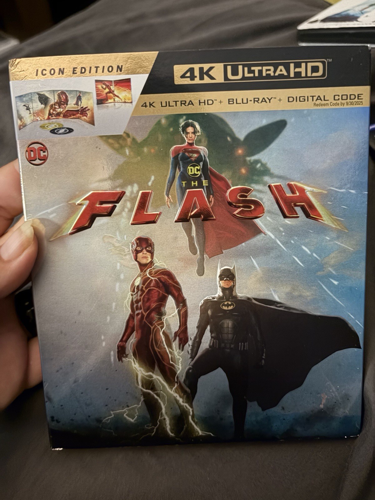 BRAND NEW *FLASH* ICON EDITION 4K ULTRA HD BLU-RAY/DIGITAL W/SLIPCOVER OOP