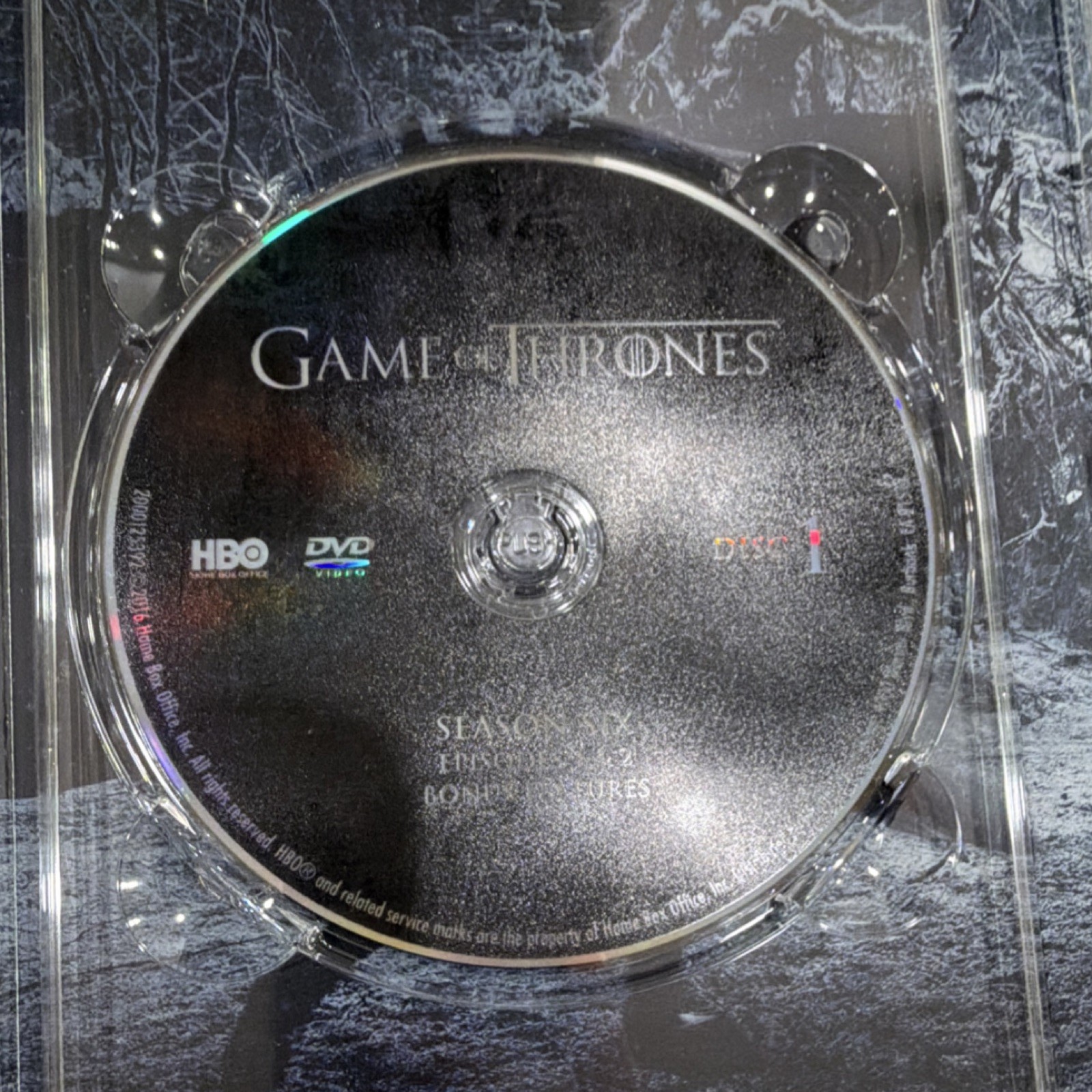 HBO Home Video Game of Thrones Sixth Season DVD Box Set 2016 English