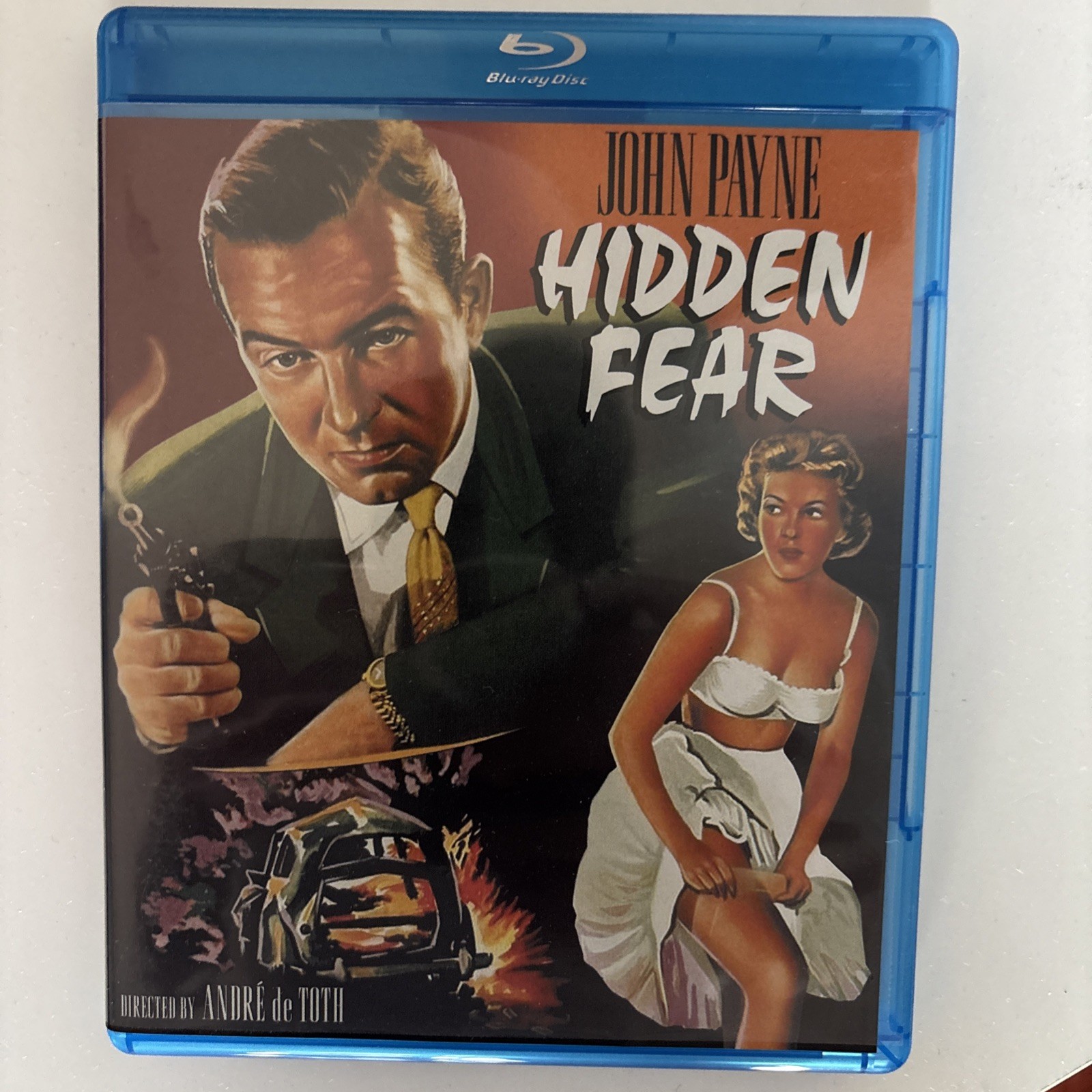 Hidden Fear (Blu-ray, 1957) OOP Kino Lorber Film Noir – Andre de Toth John Payne