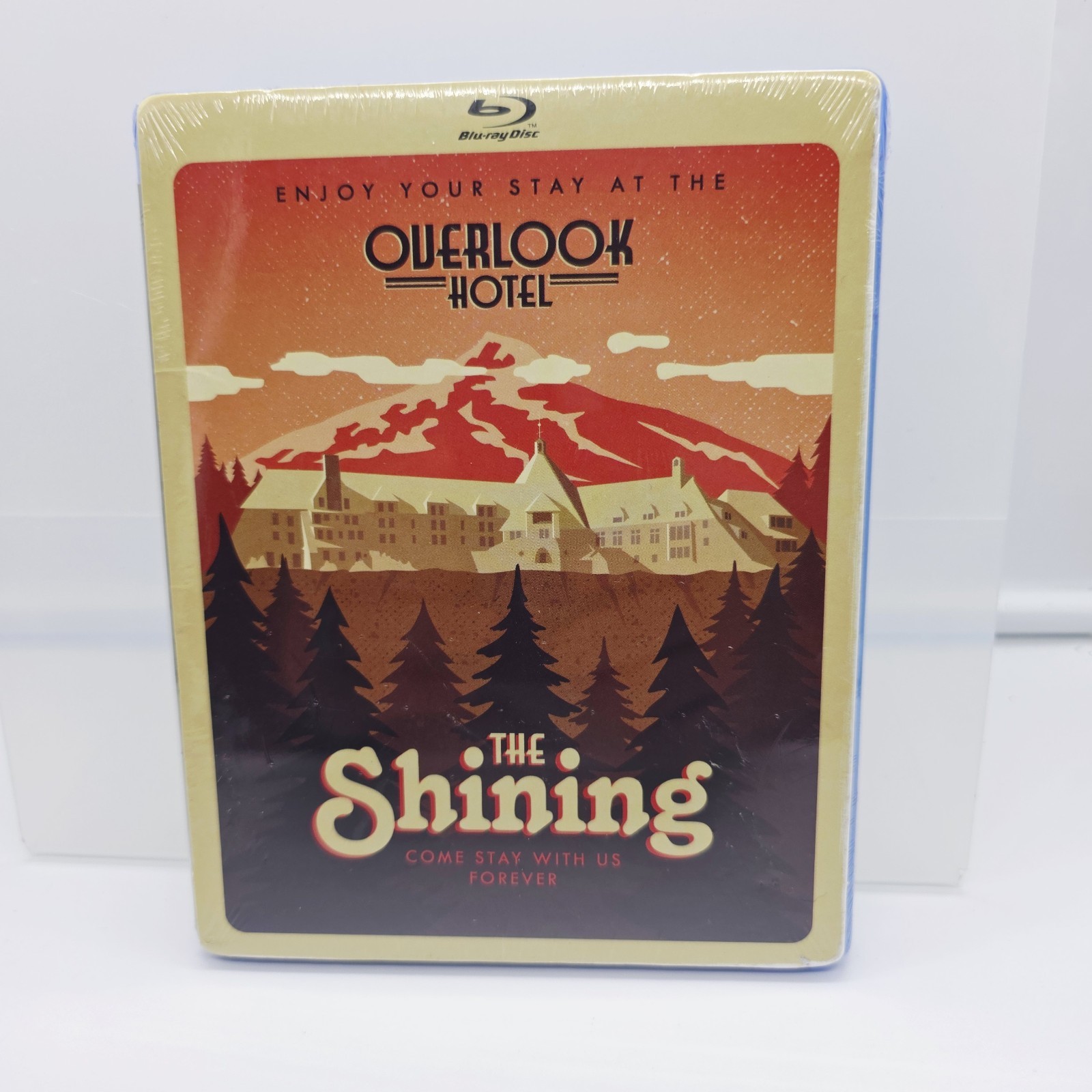 The Shining Blu Ray Movie Overlook Hotel Travel Poster Faceplate NEW Blu-Ray
