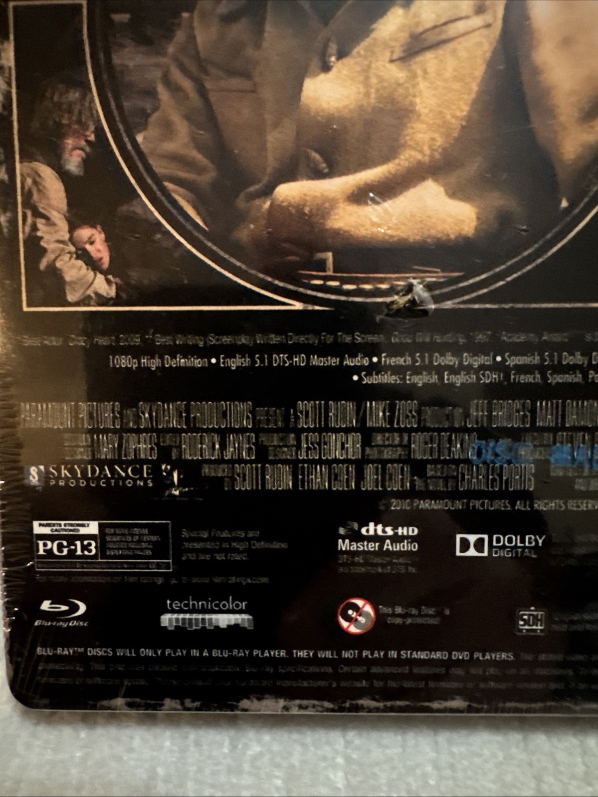 True Grit Metalpack/Steel Blu-ray Jeff Bridges, Matt Damon, Josh Brolin New