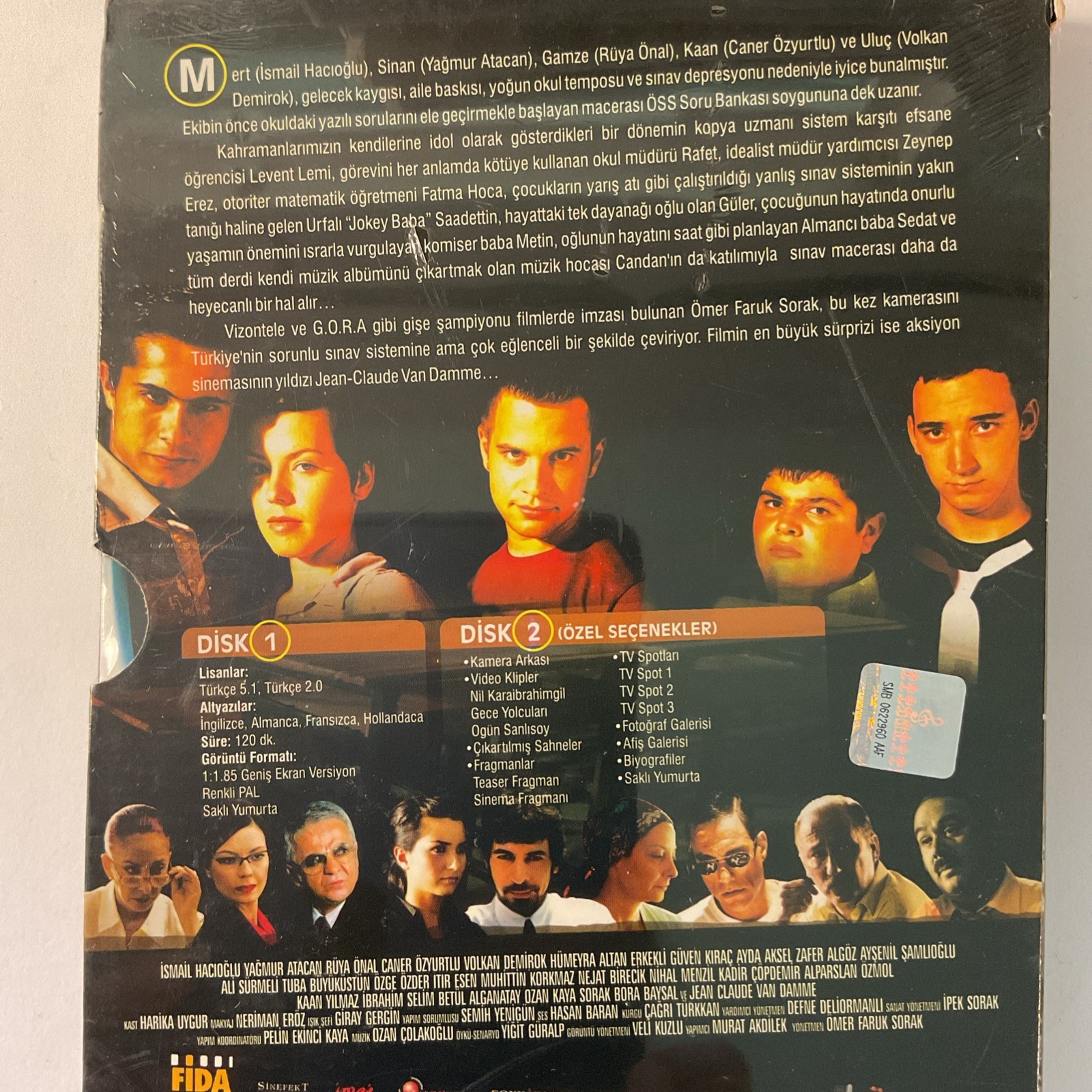 Sinav – with. Jean-Claude Van Damme DVD (Region 0 All region / PAL / 2 Disc spec
