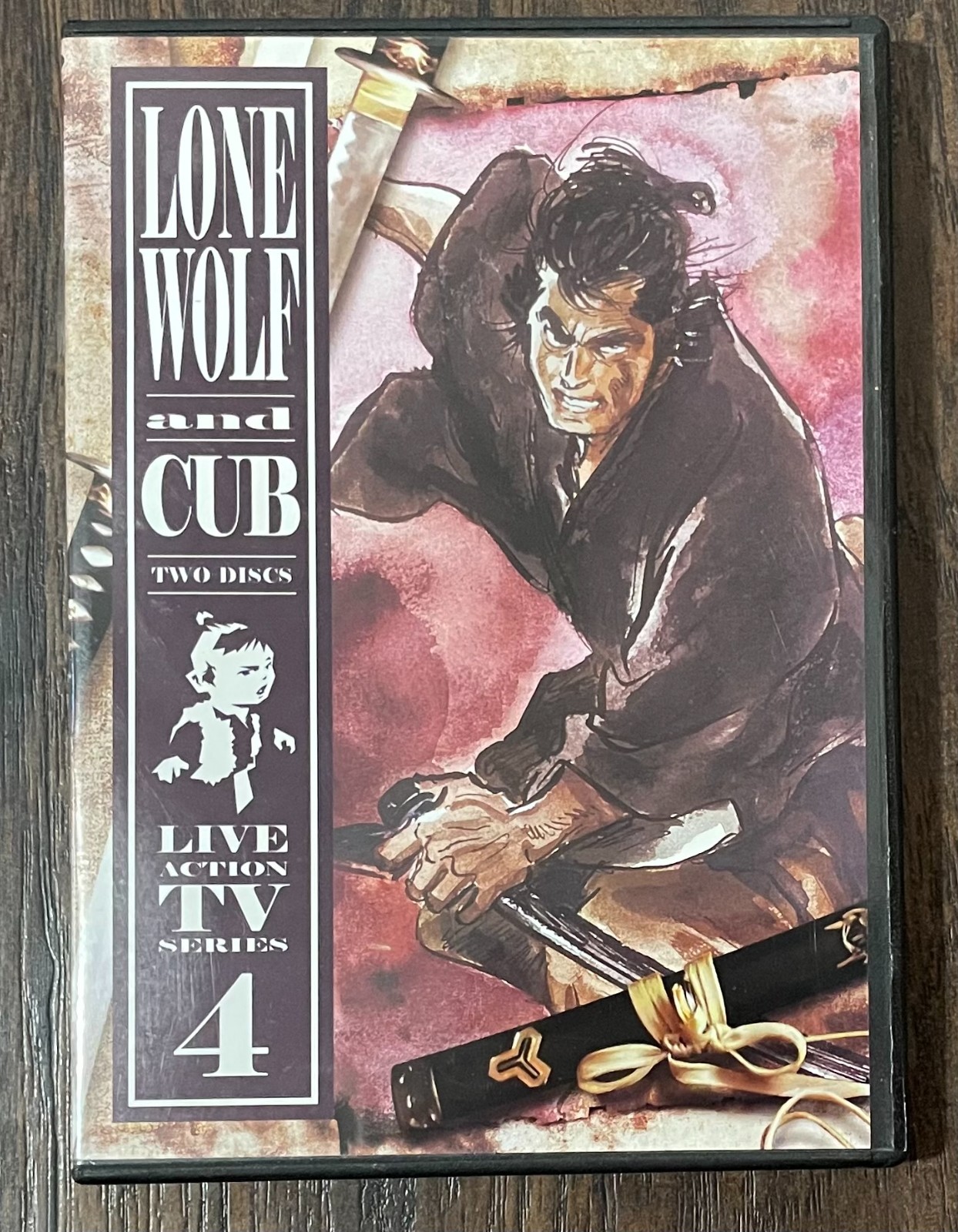 Lone Wolf & Cub Live Action TV Series 4 DVD 1973 Episodes 14-18 Itto Ogami