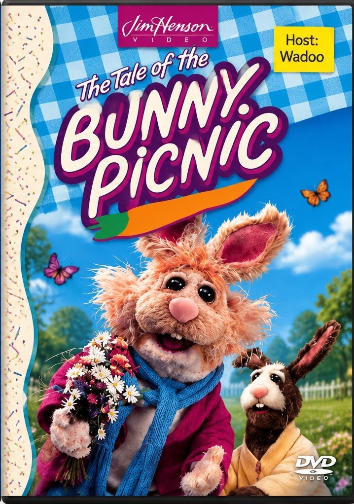 The Tale of the Bunny Picnic (1986) Rare Family TV Special DVD-R MOD Edition