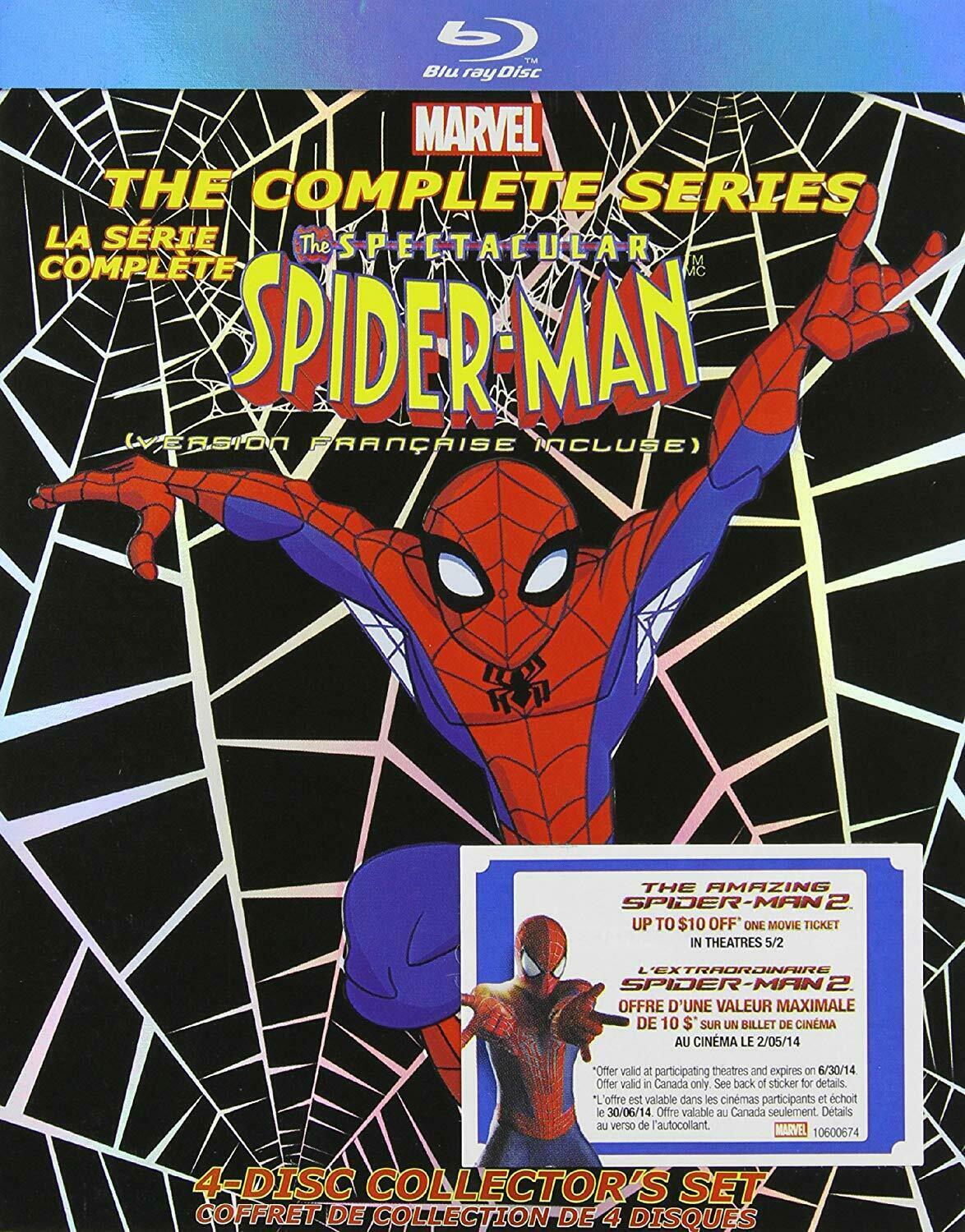 The Spectacular Spider-Man: The Complete Series [Blu-ray Box Set Collection] NEW