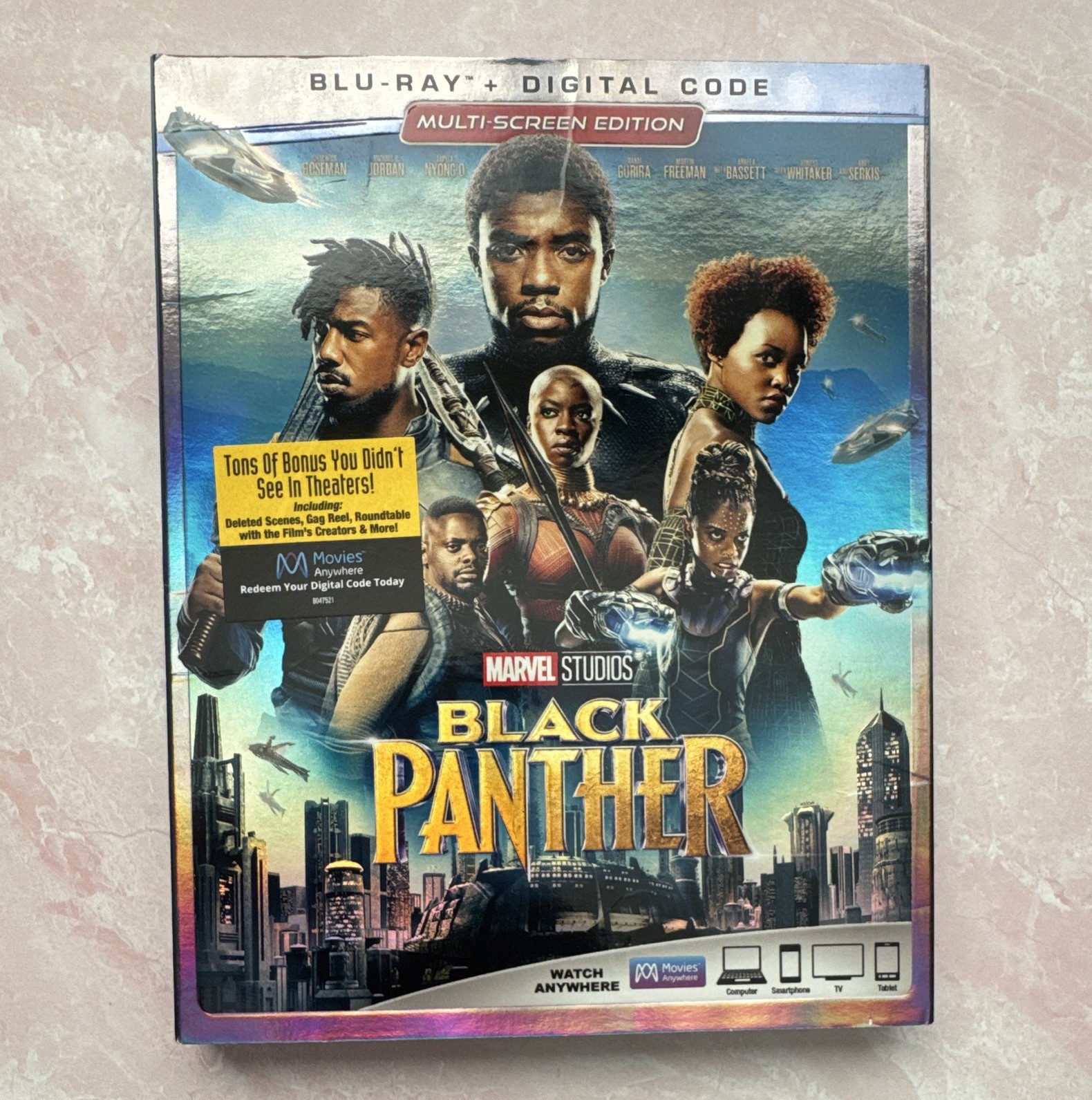 Marvel Studios Black Panther Blu-ray Multi-Screen Edition PG-13 2018 134 Min