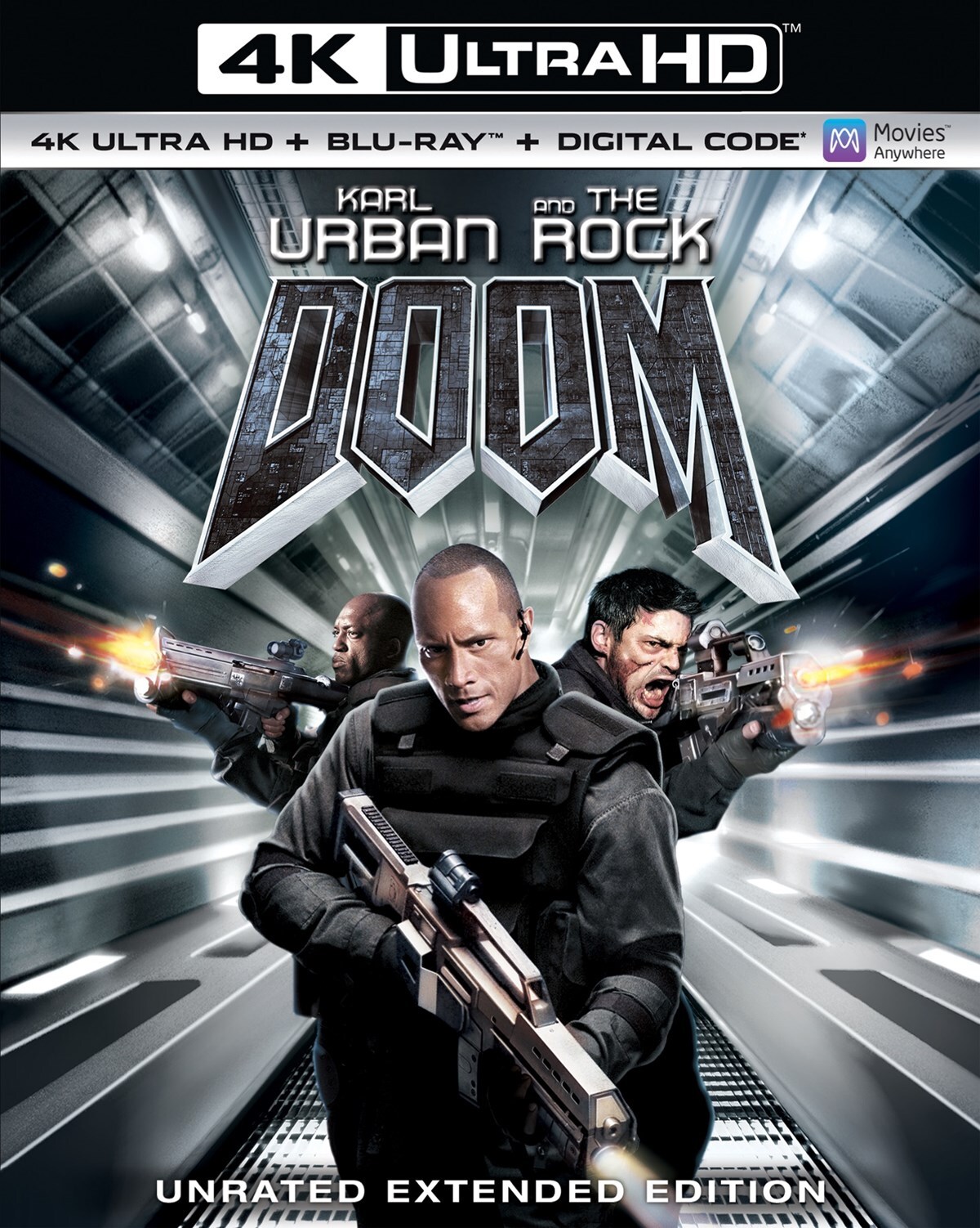 Doom – Unrated Extended Edition 4K UHD Blu-ray Karl Urban NEW