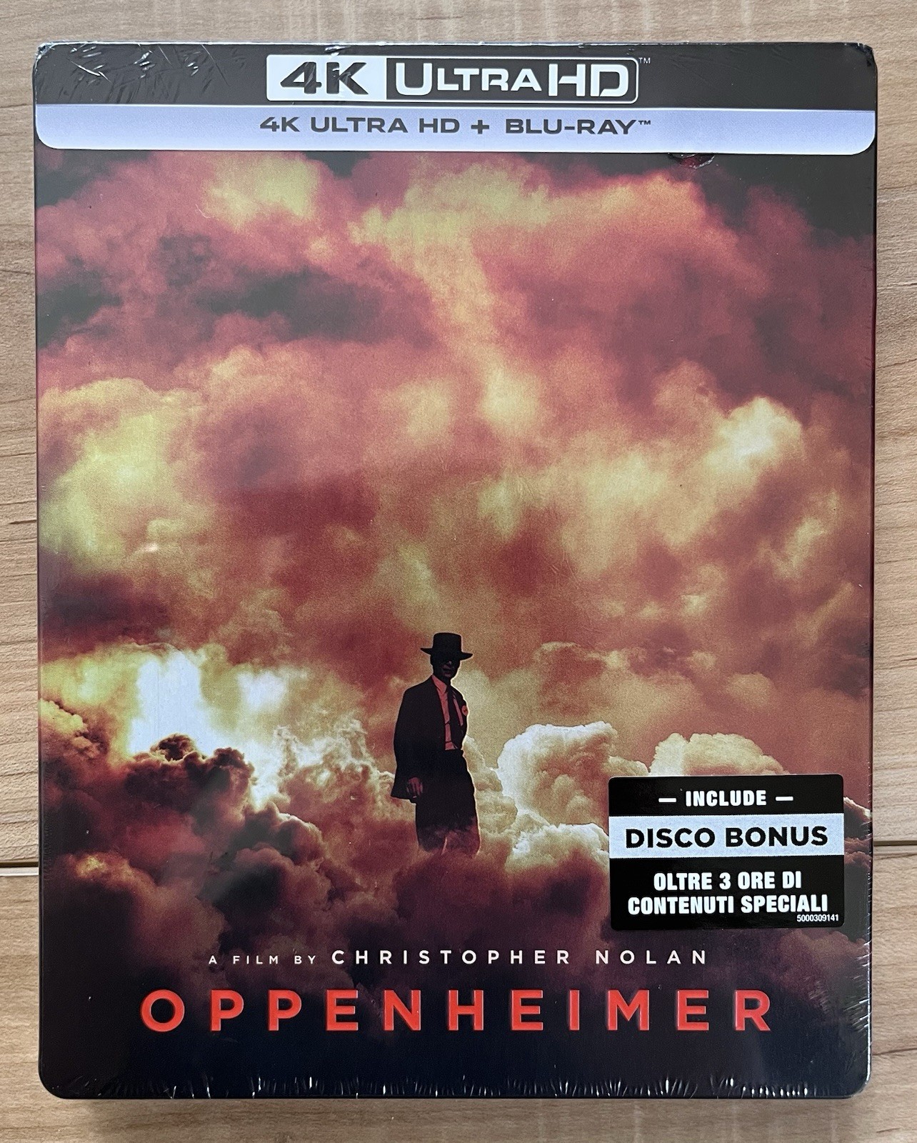 SEALED Oppenheimer Limited Edition 4K Steelbook (4K Ultra HD, Import, 2023)