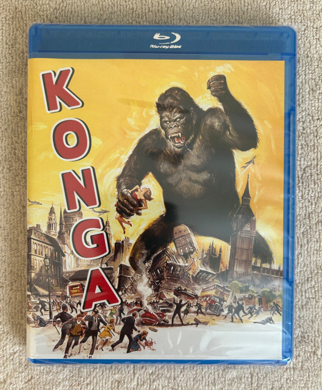 Konga (1961) Blu-ray Michael Gough 60s Giant Monster Ape Sci-Fi Horror NEW