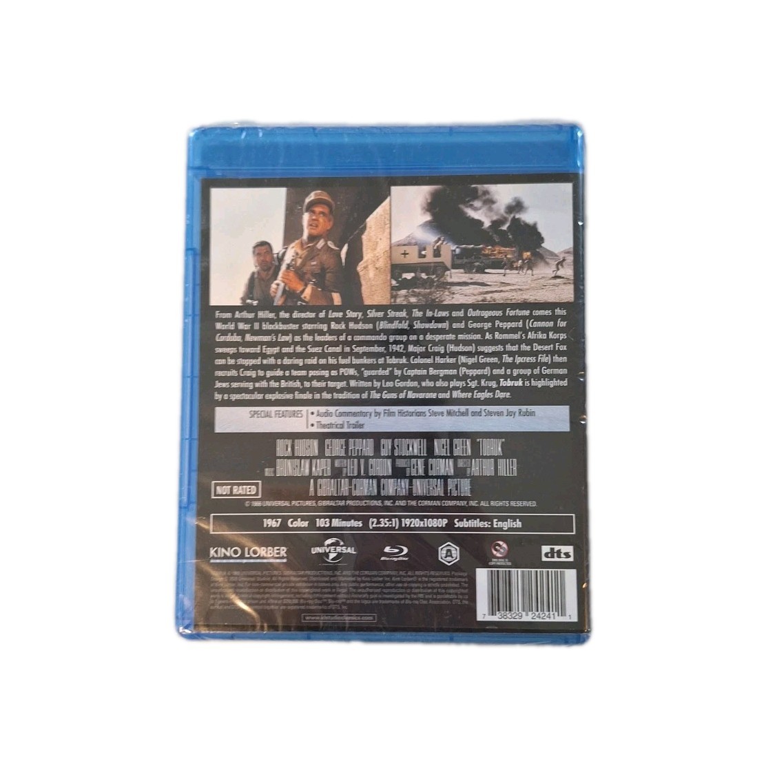 Tobruk Blu-ray NEW IN PLASTIC! Rock Hudson George Peppard