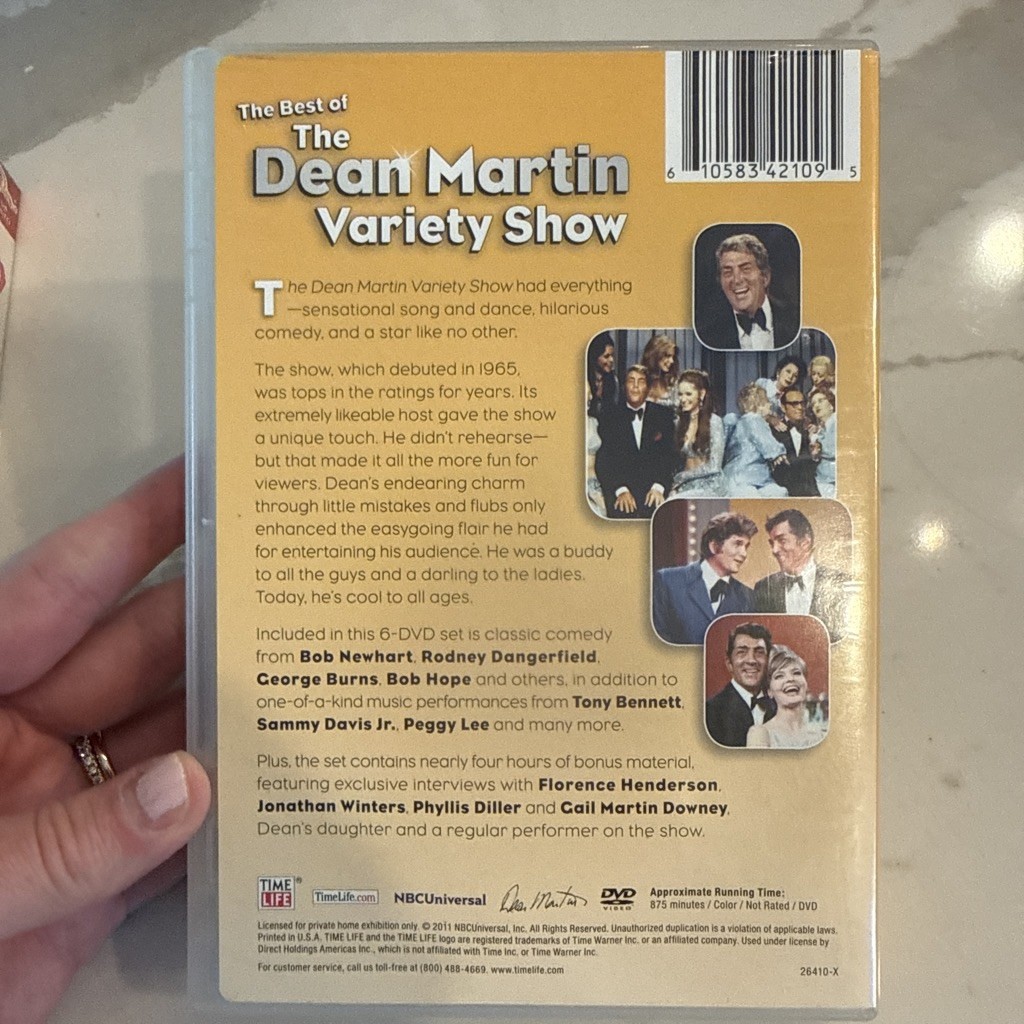 Dean Martin Variety Show DVD Collection (Best of, Time Life Collectors, 6 discs)