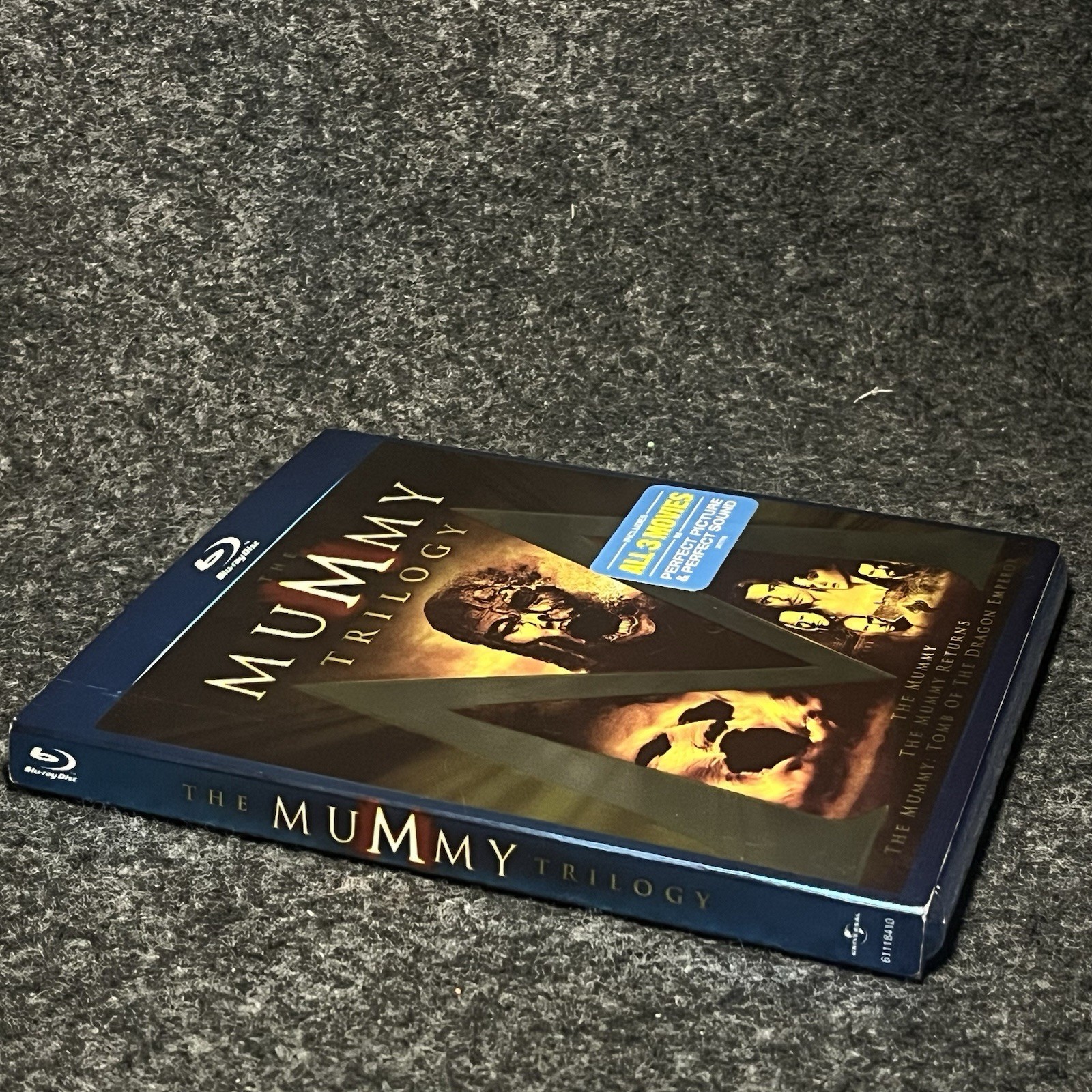 The Mummy Trilogy Blu-ray 3 Movie Collection Slipcover Brendan Fraser Sealed