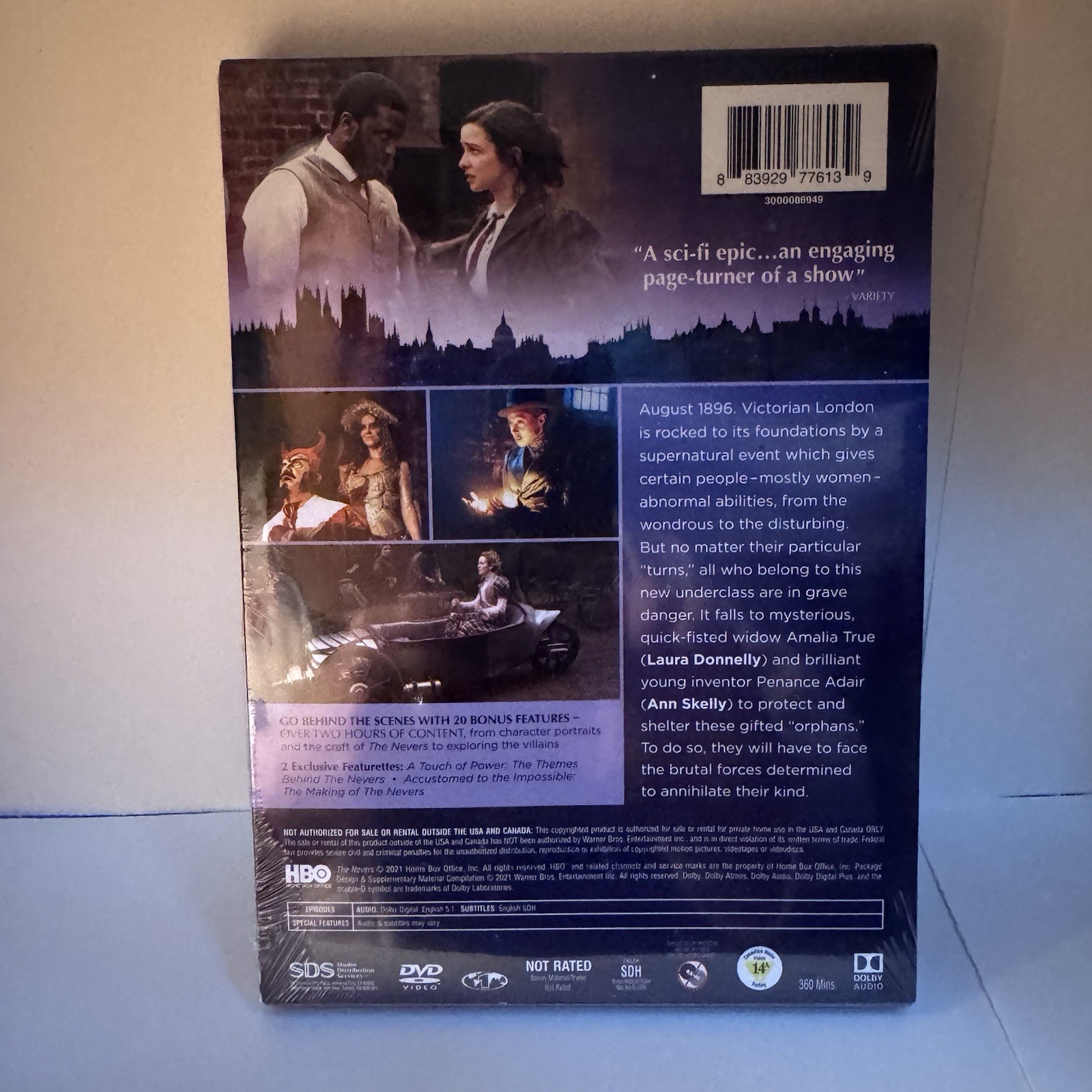 HBO The Nevers Season 1 Part 1 DVD TV Series NR 2021 360min Behind Scenes