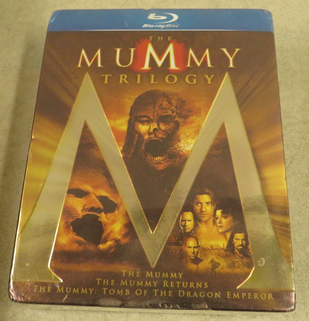 Sealed The Mummy Trilogy 2008 Blu Ray Deluxe Edition Box Set Brendan Fraser