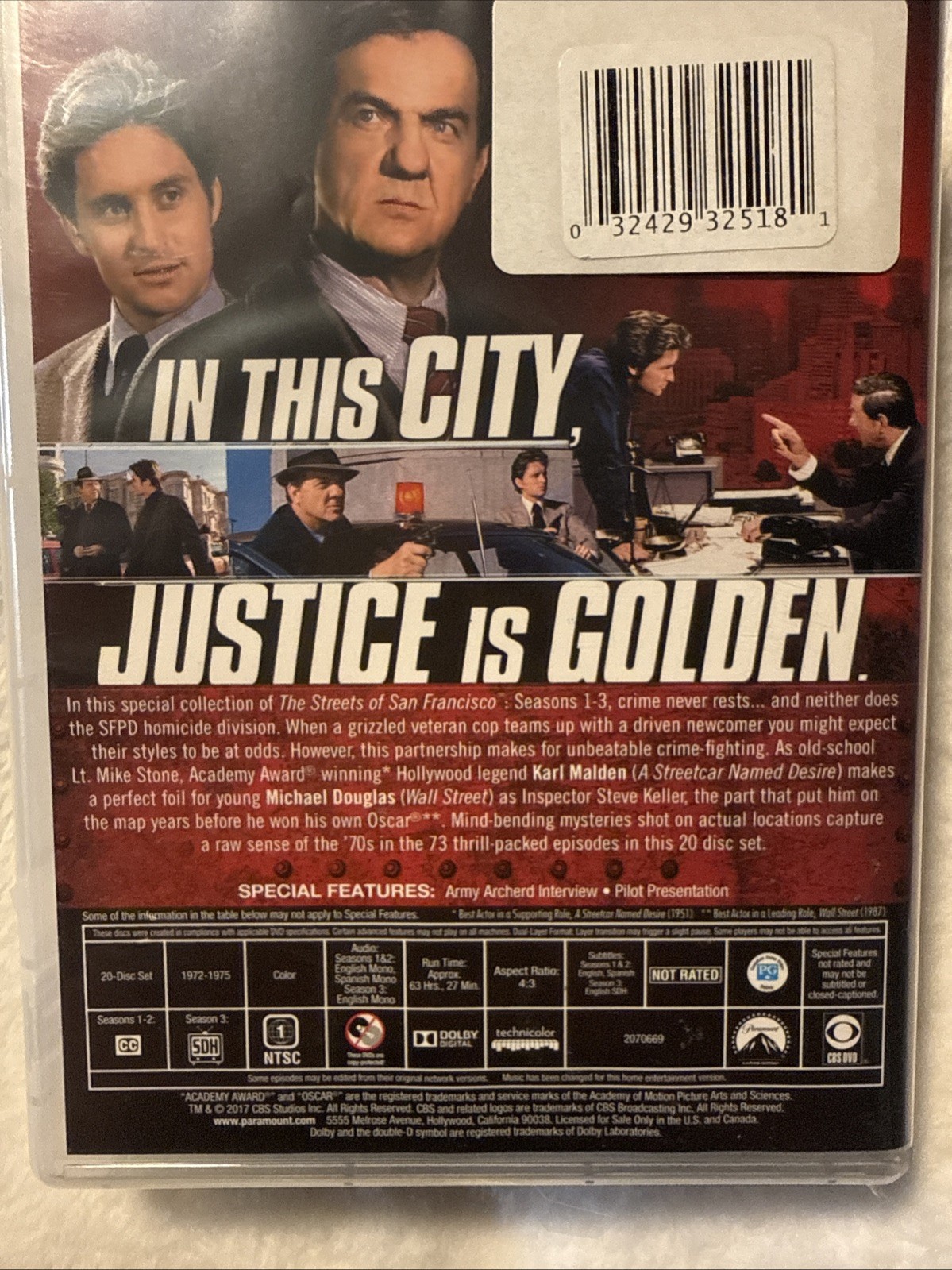 The Streets of San Francisco (Seasons 1-3) (Bigbox) (Boxset) DVD