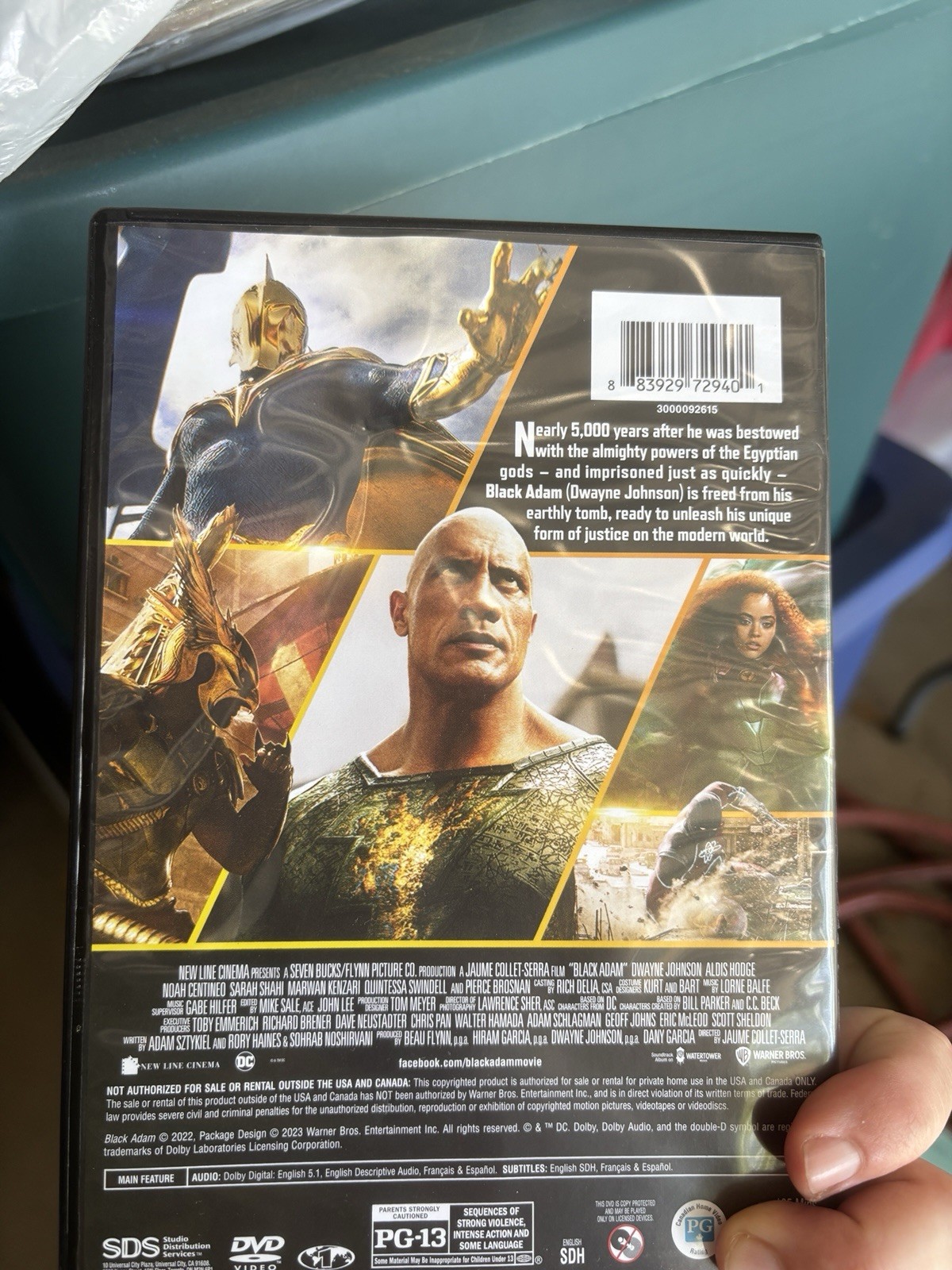 Black Adam DVD