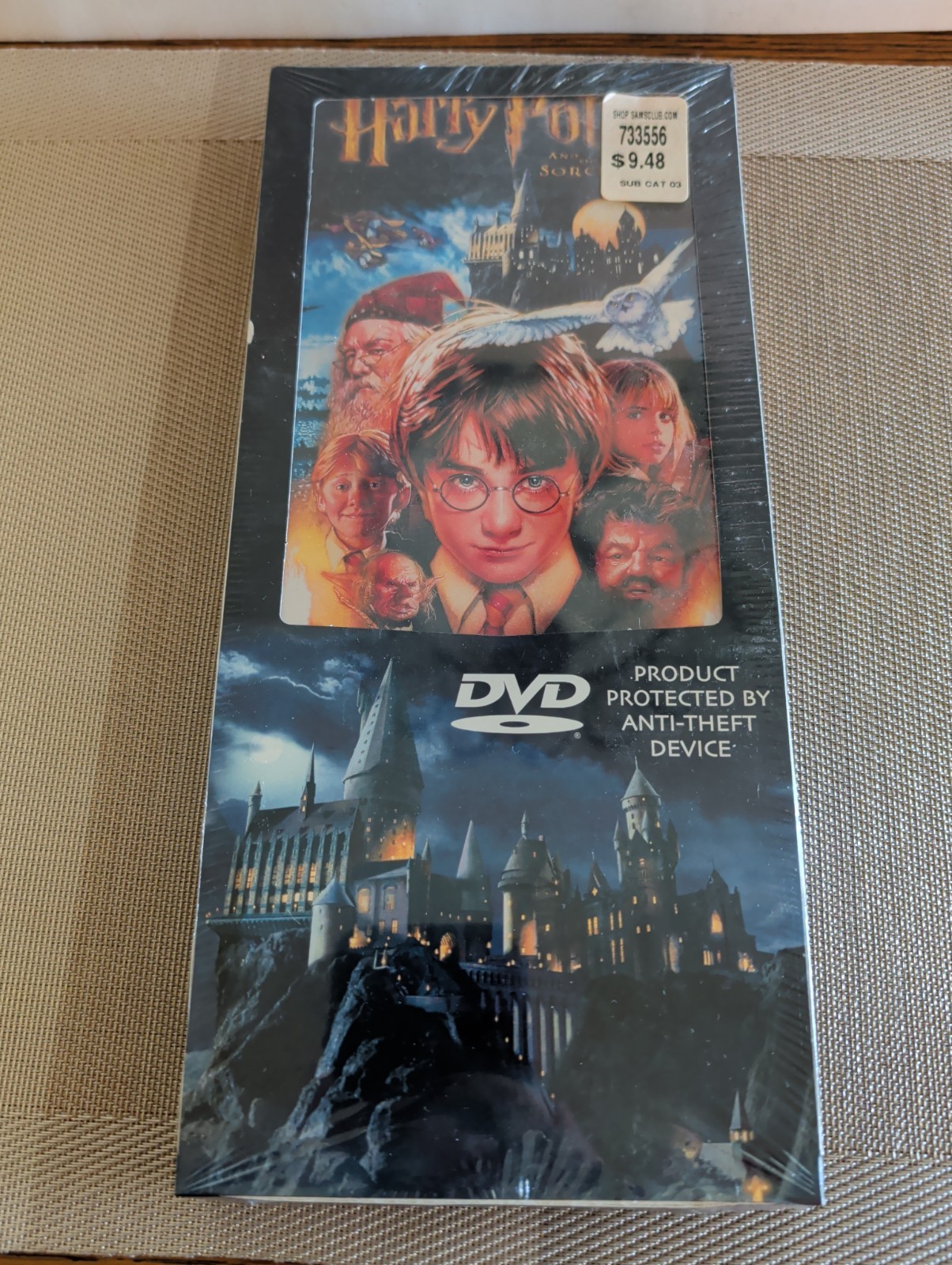 Long Box DVD Harry Potter Sorcerer’s Stone (New, Sealed in Plastic)