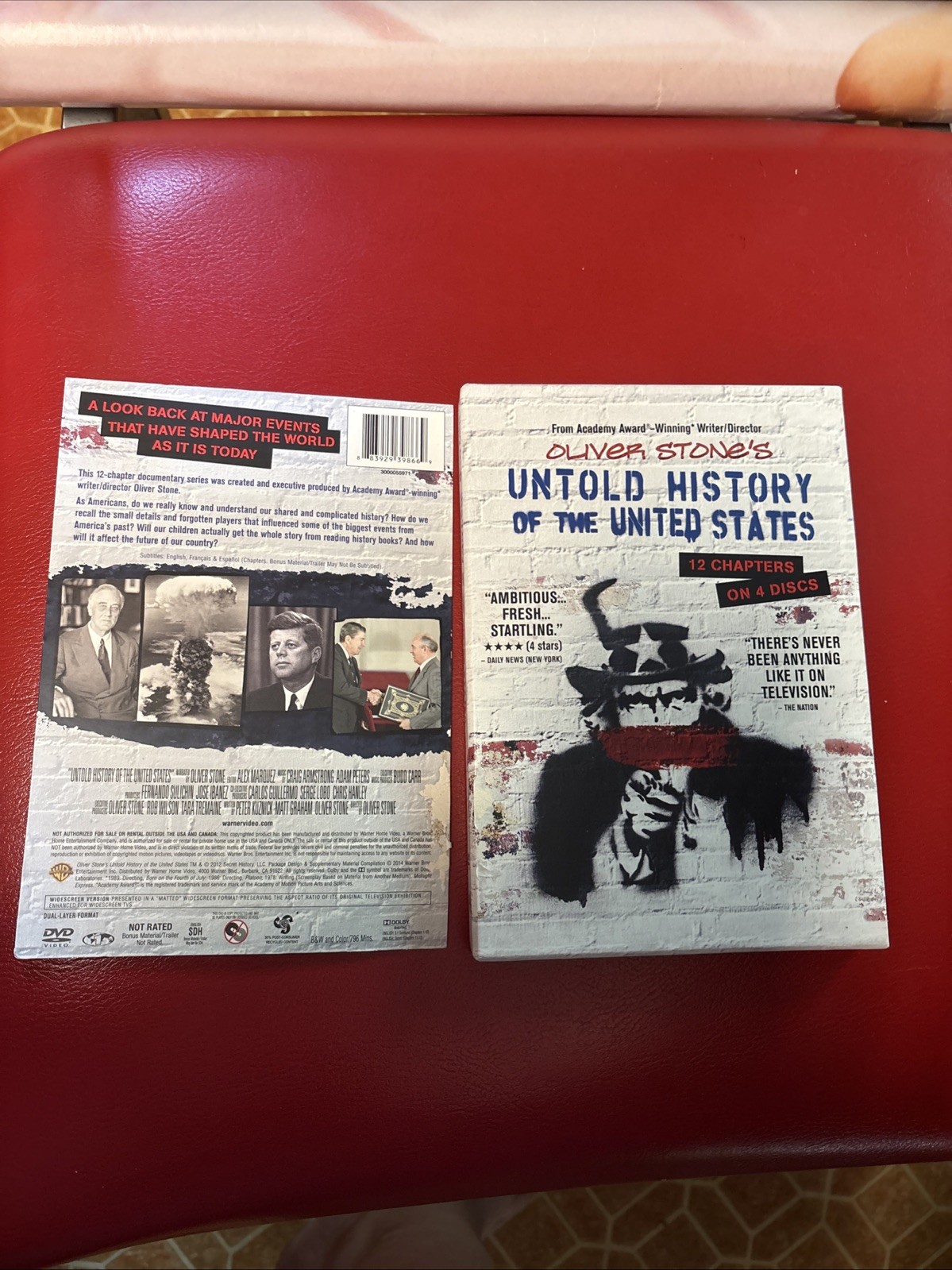 Untold History of the United States 4 DVD Oliver Stone Documentary Movie 2014