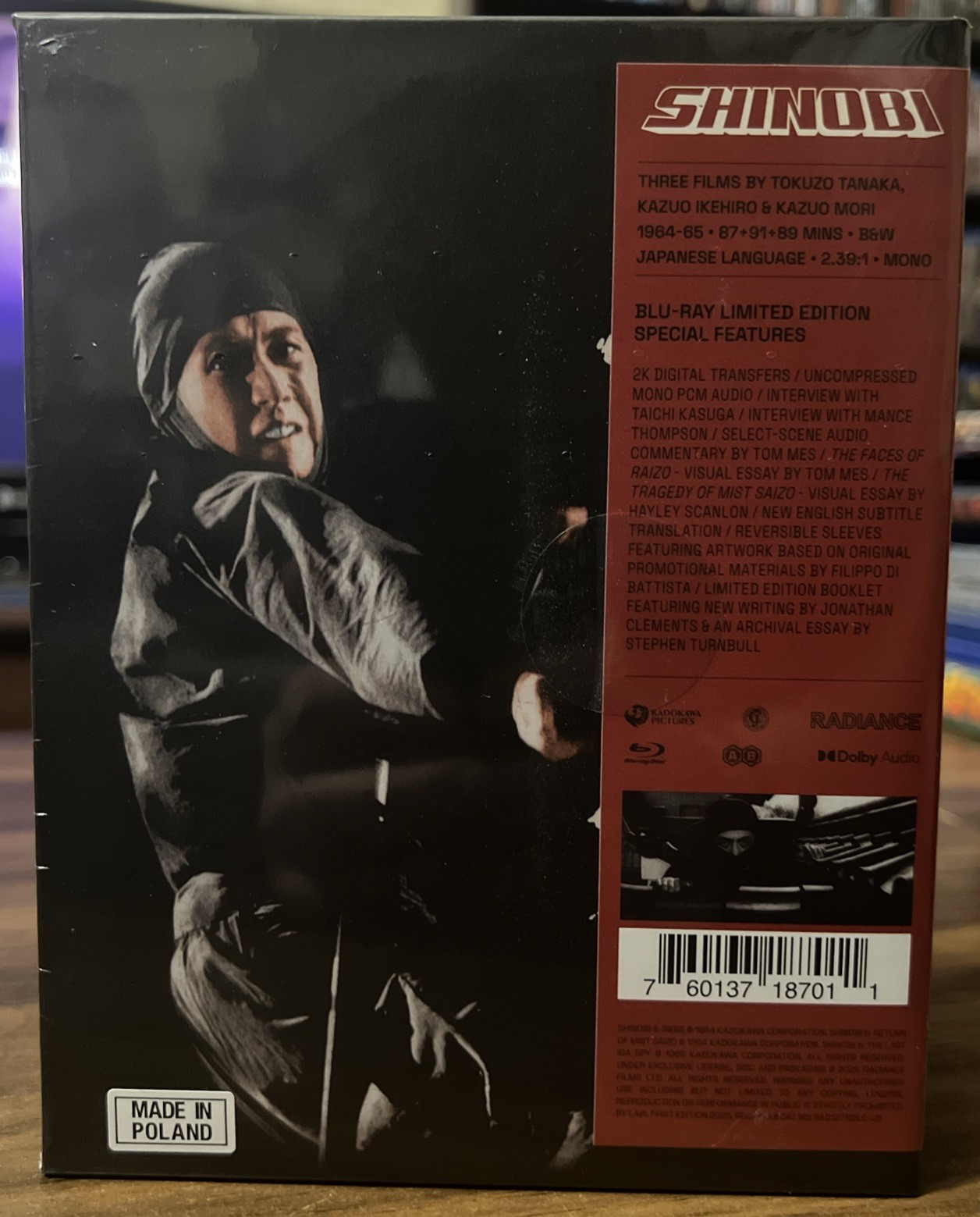 NEW Shinobi Volume 2 (Blu-Ray) RADIANCE Limited Edition 3000 Copies – REGION A/B