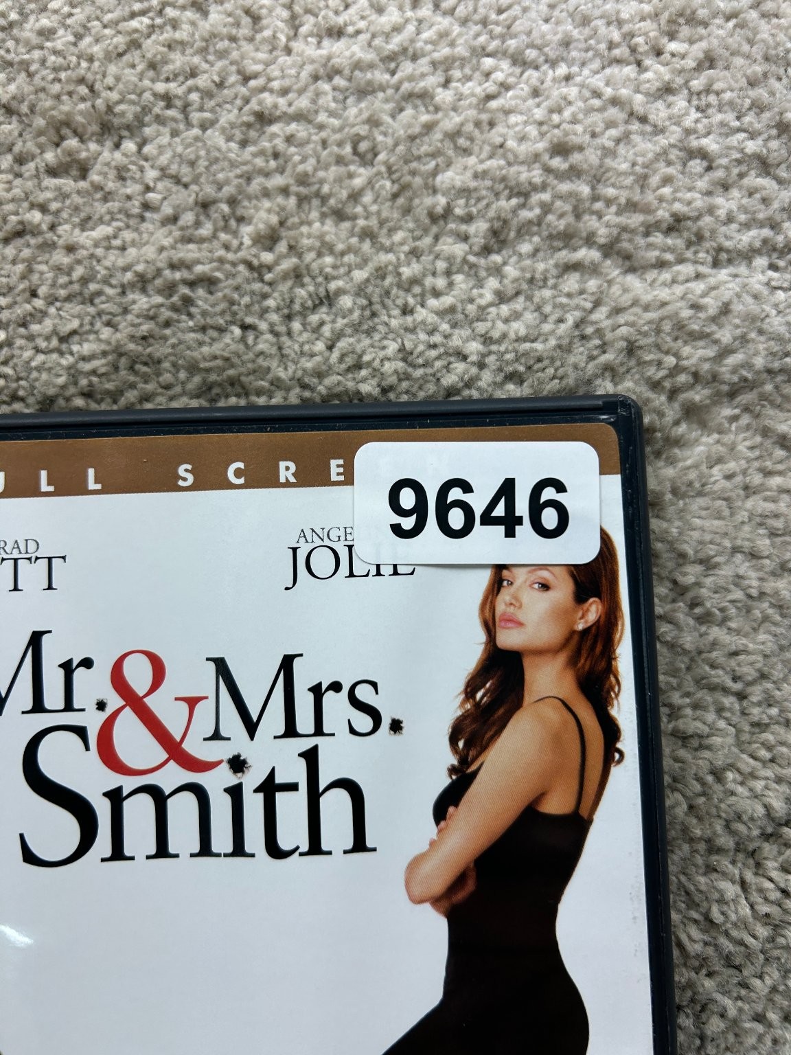 Mr. & Mrs. Smith DVD 2005 Full Screen Brad Pitt Angelina Jolie Doug Liman