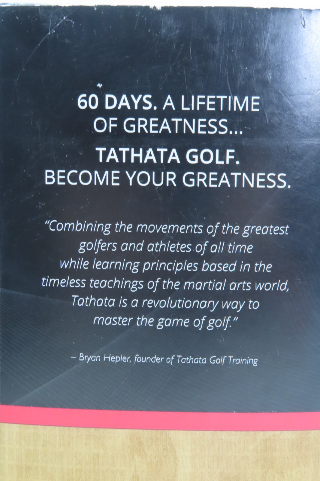 Like New – Tathata Golf 60 Day Training Program DVD Box Set 01-60 30 Discs