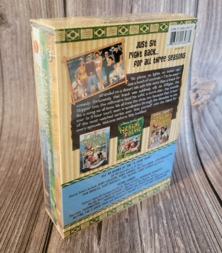 Gilligans Island: The Complete Series Collection (DVD 17-Disc Set) New & Sealed