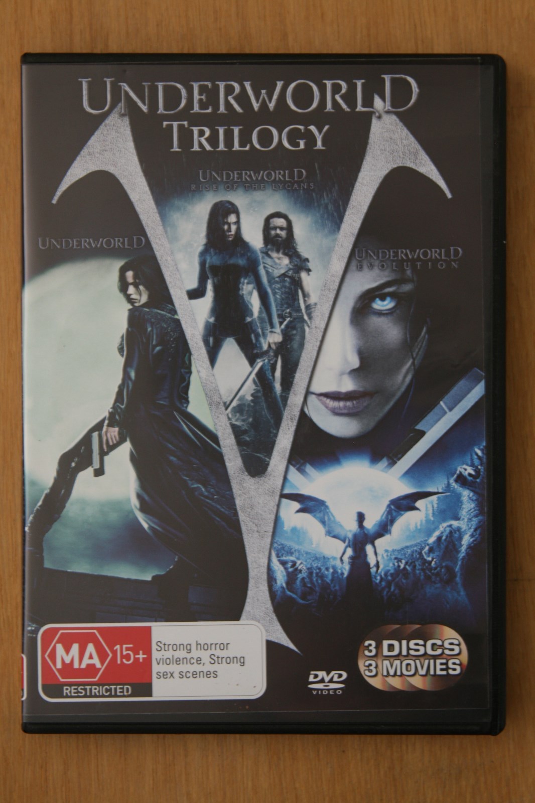Underworld Trilogy by Sony Pictures Home Ent (DVD video, 2015) – (D74)