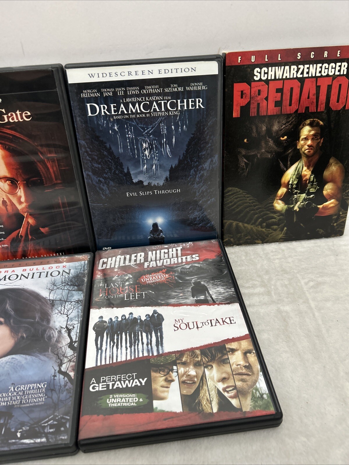 🔥LOT OF 8 – HORROR/THRILLER DVDS
