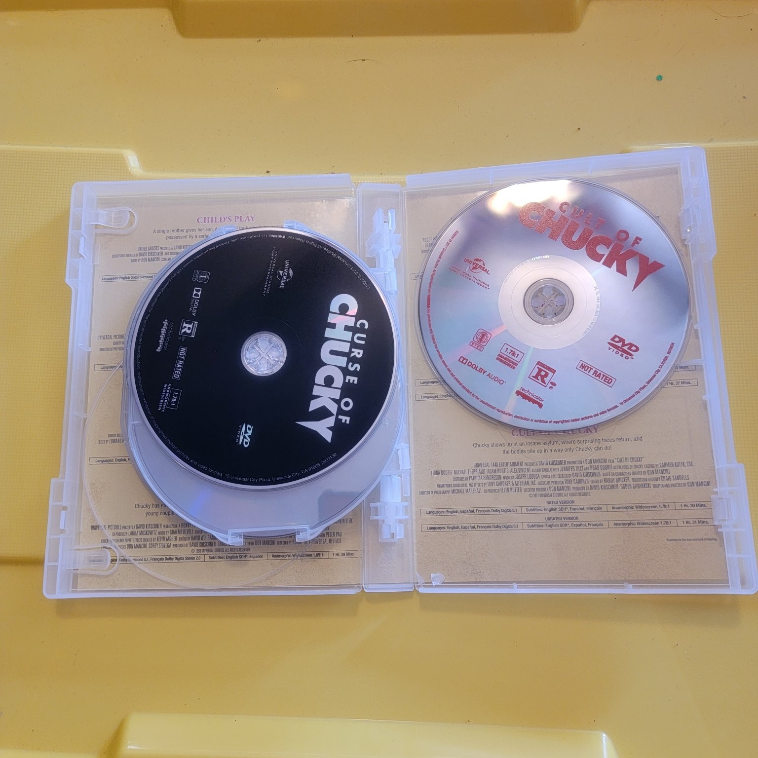 Chucky Complete 7-Movie Collection DVD (1988-2017) Don Mancini Horror