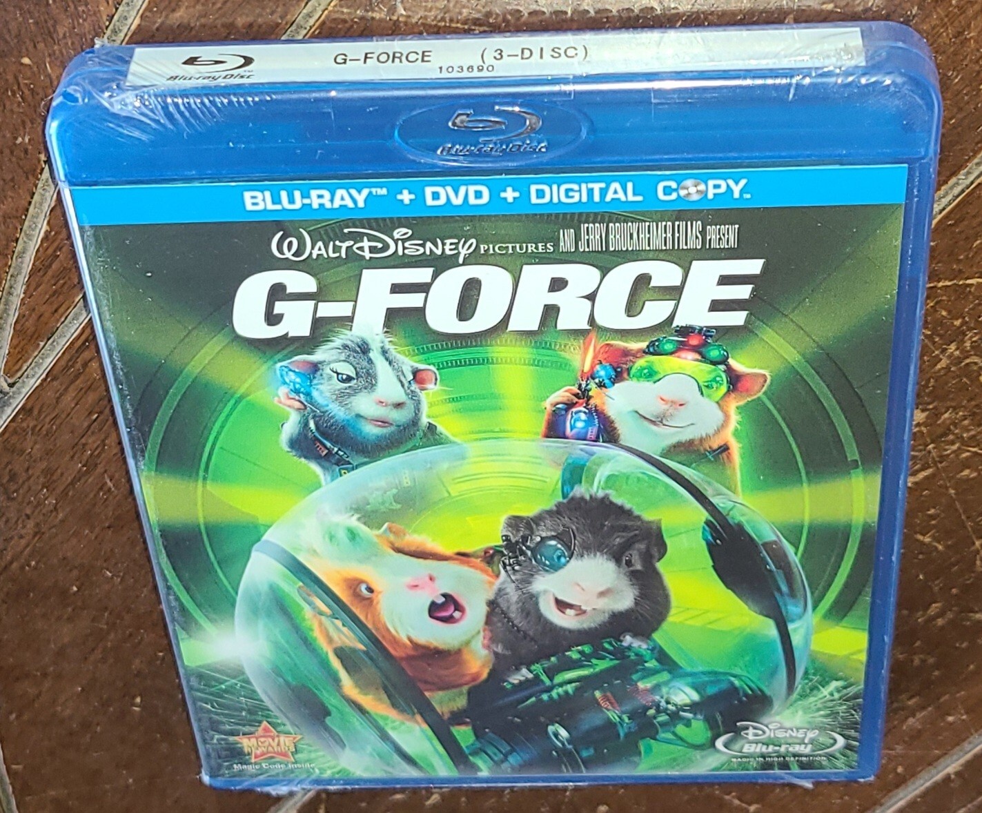 G-Force (Blu-ray/DVD, 2009, Widescreen) Nicolas Cage/Jon Favreau!