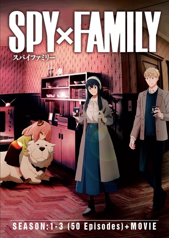 DVD Anime SPY X Family Season 1-3 (50 Episodes) +Movie Code: White English Dub