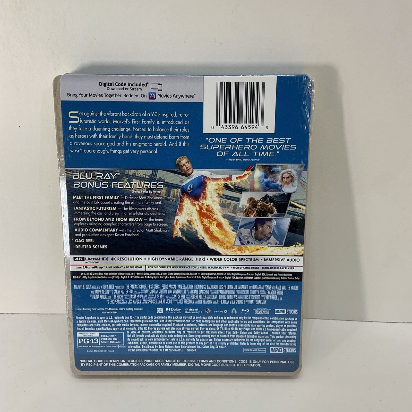 Steelbook The Fantastic Four: First Steps (4K + Digital) NEW Read Description