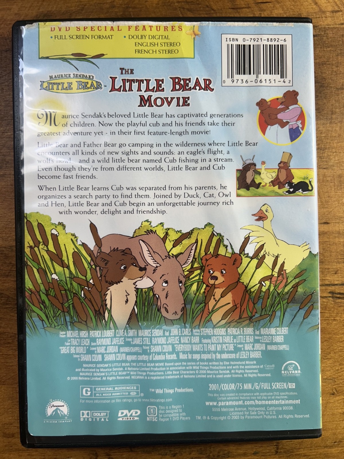 The Little Bear Movie (DVD) VERY GOOD CONDITION