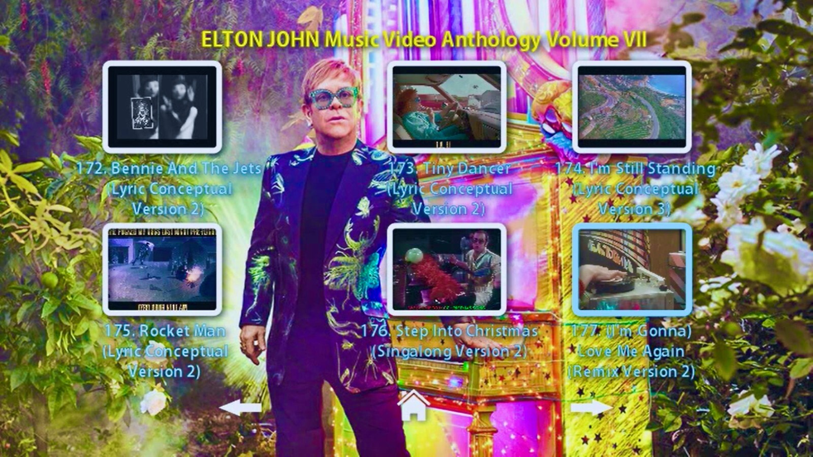 ELTON JOHN The Music Video Anthology 1969 to 2021 7 DVD Set 189 MUSIC VIDEOS