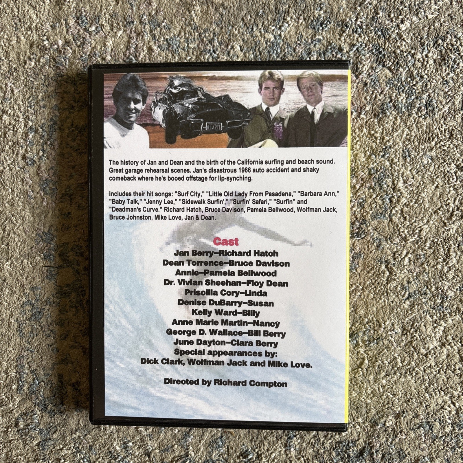 Dead Man’s Curve The Jan And Dean Story DVD 1978 Movie Jan Berry Dean Torrence