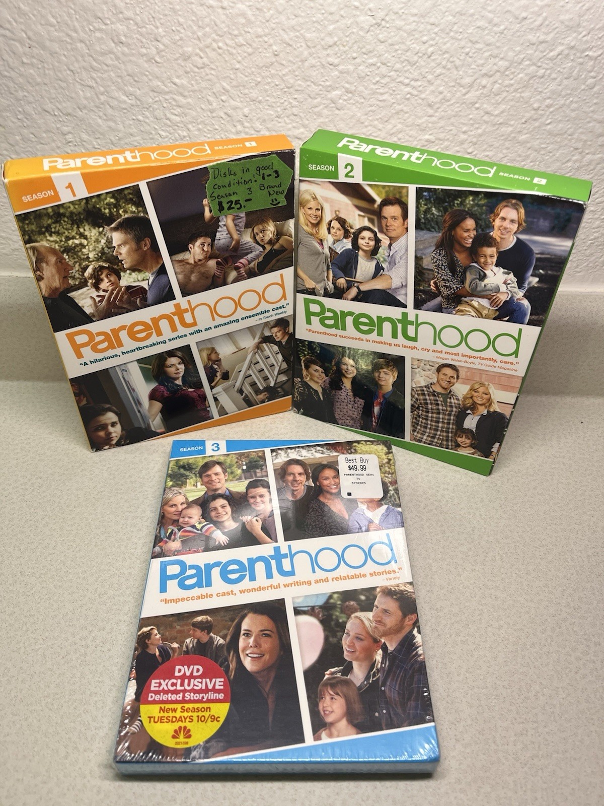 TV Show DVD Box Set – Parenthood New – MacGyver – Girls Next Door – Rescue Me