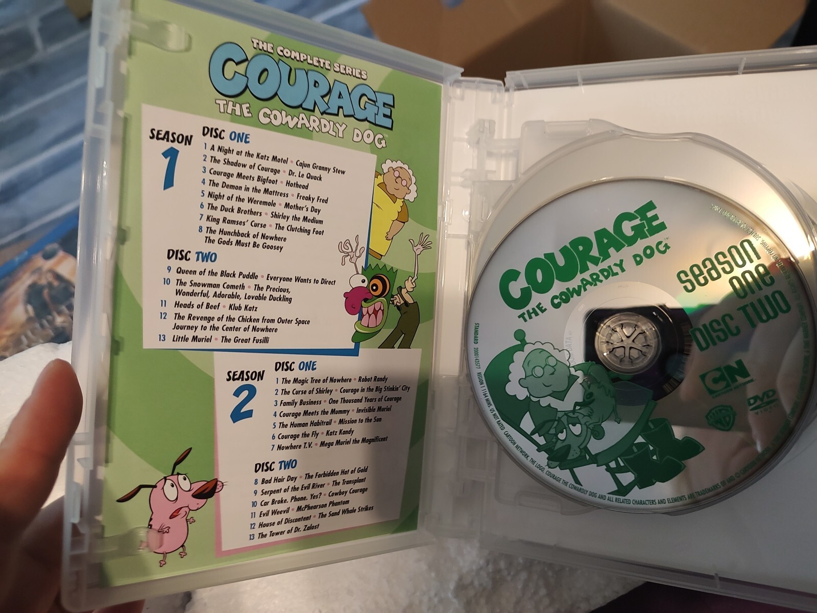 Cartoon Network Hall of Fame: Courage the Cowardly Dog Complete Series (DVD)