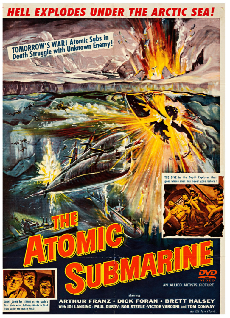 Atomic Submarine 1959 DVD Sci-Fi Widescreen Arthur Franz Joi Lansing Dick Foran