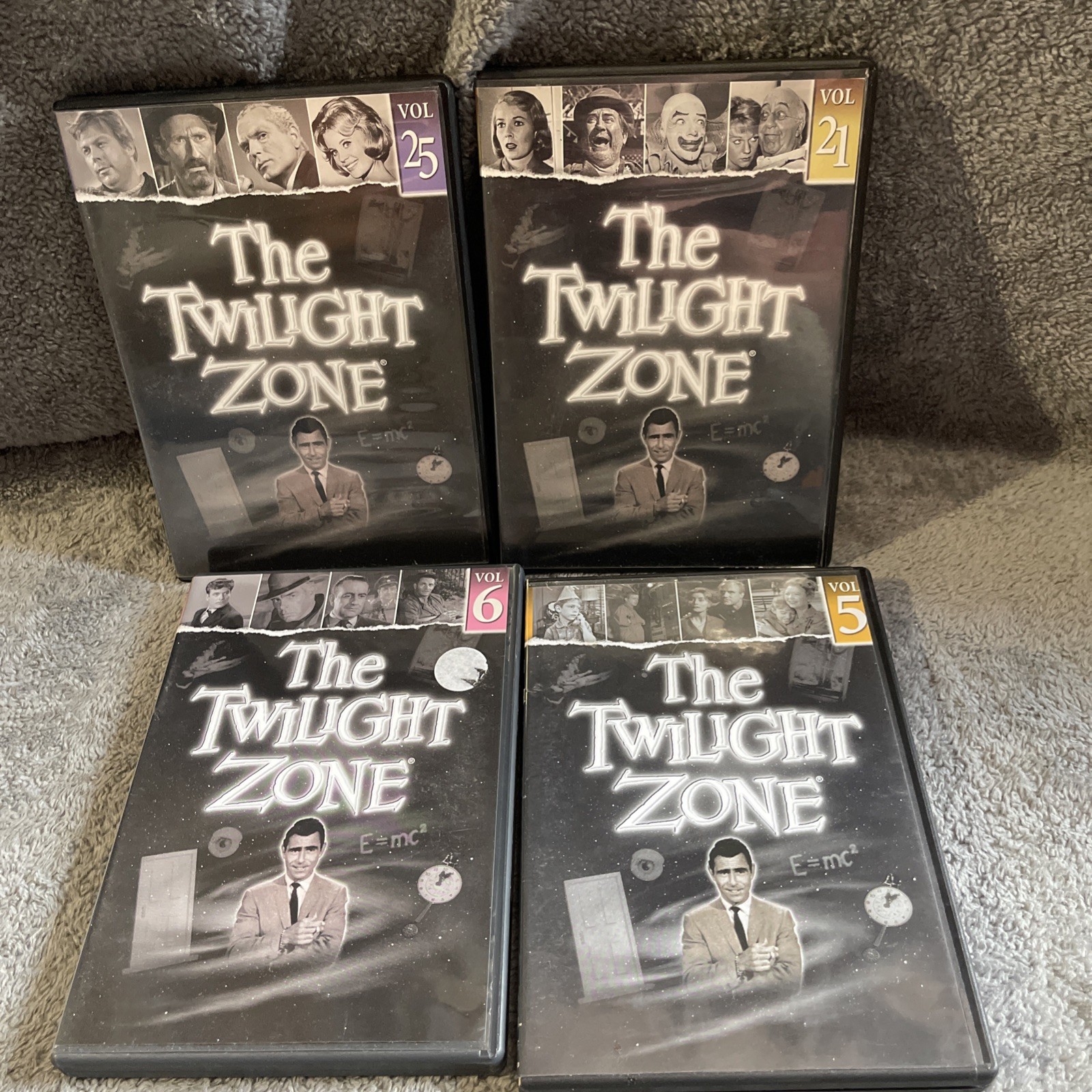 Lot of 4 The Twilight Zone DVD Lot: Vol 5, 6, 21 & 25