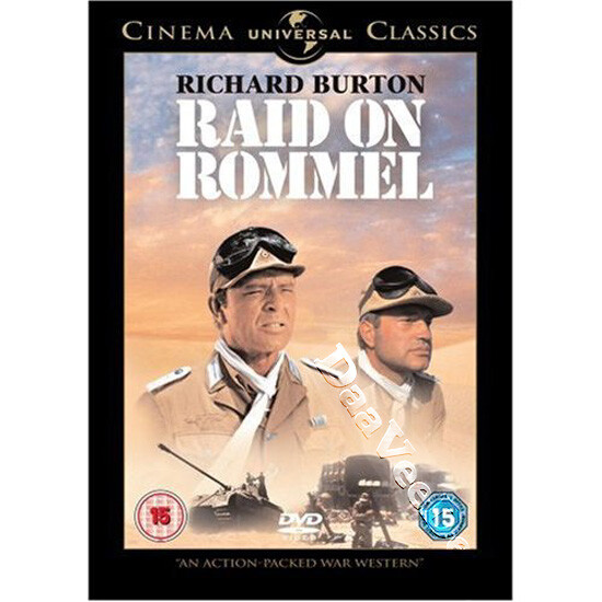 Raid on Rommel NEW PAL Cult DVD Richard Burton