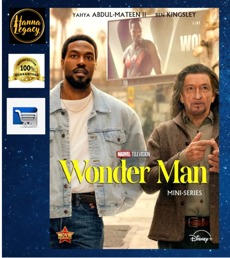 NEW Wonder Man (2026) Complete Mini Series Region Free DVD Full HD