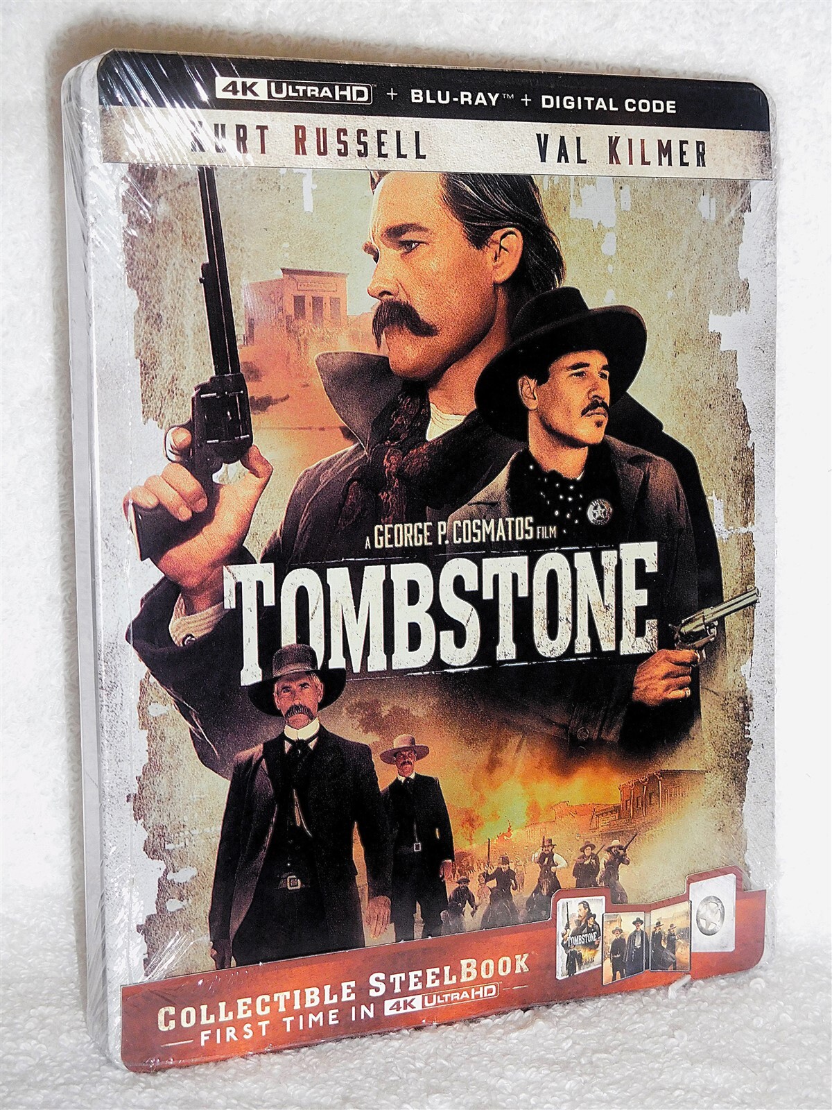 Tombstone (4K/Blu-ray, 2025, STEELBOOK) Kurt Russell Val Kilmer western action