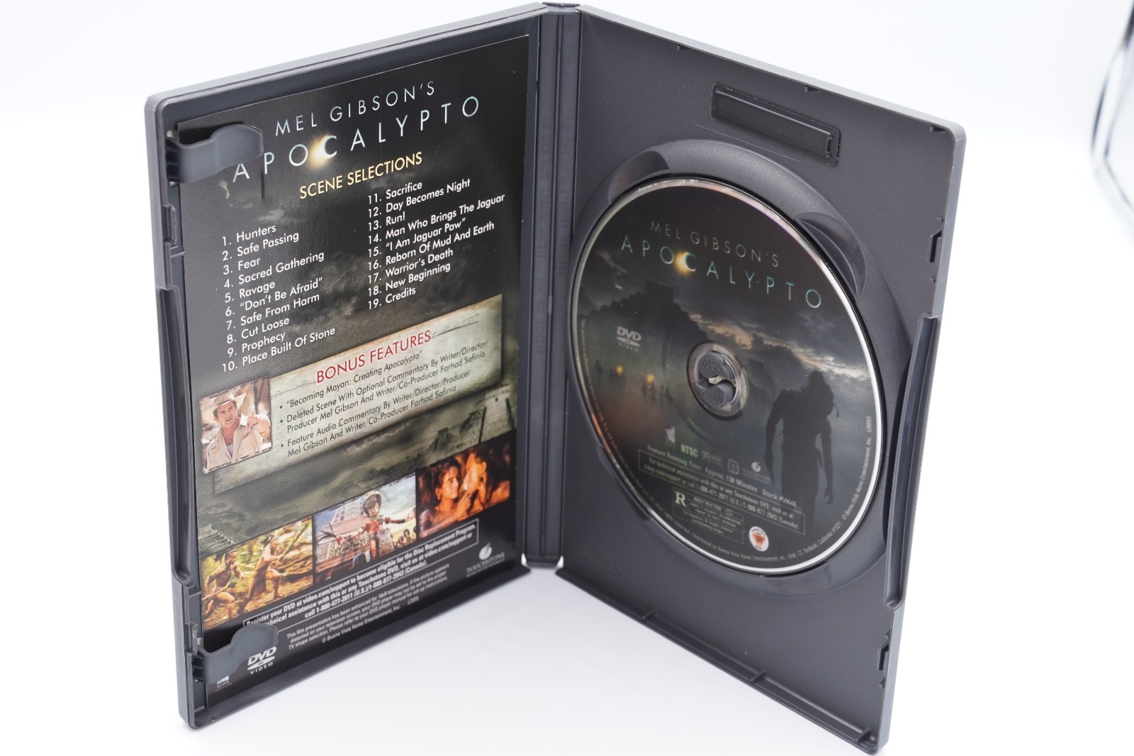 Mel Gibson’s Apocalypto – DVD, R, Region 1, NTSC, Widescreen, 138 Min