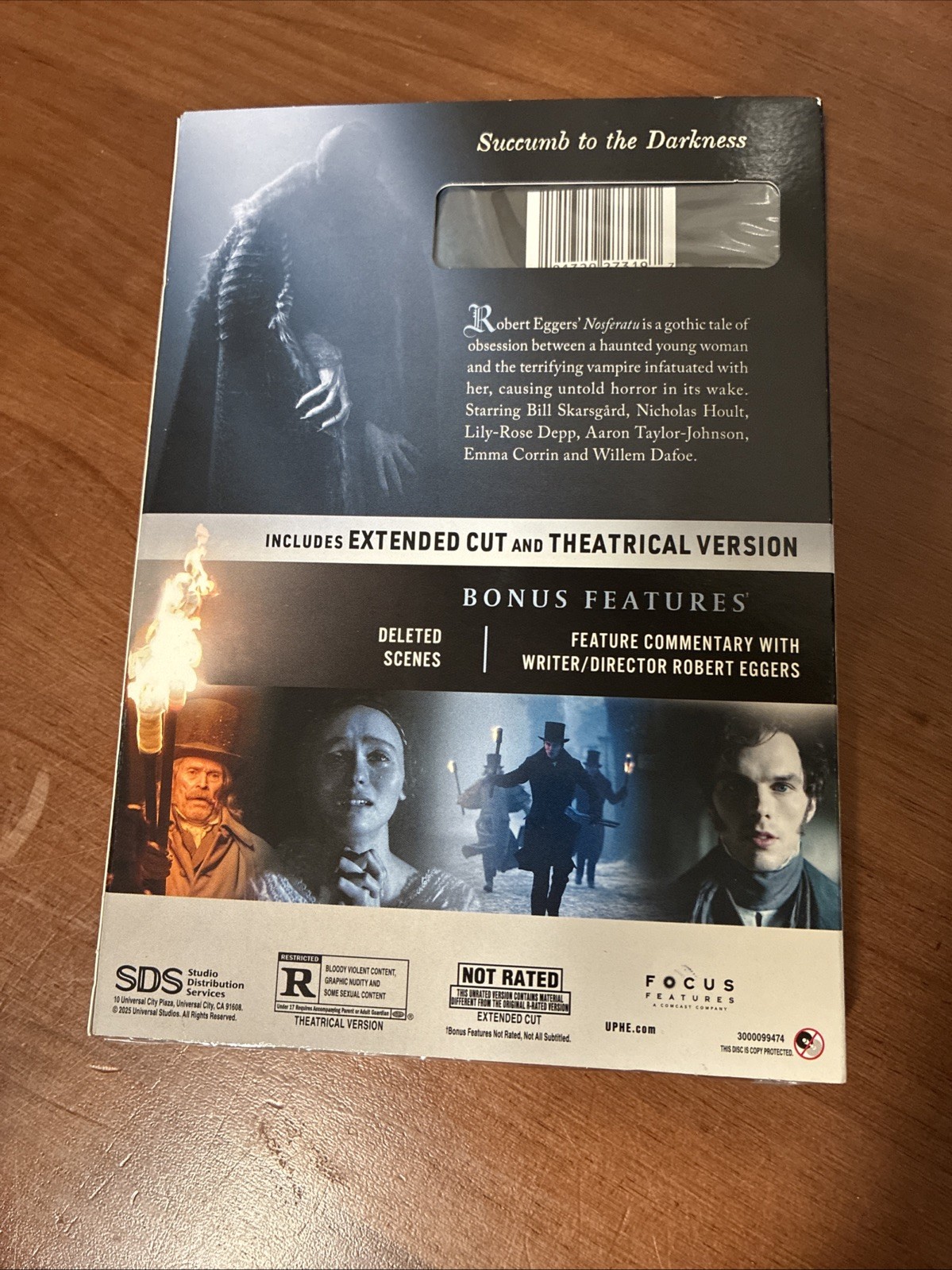 Nosferatu Extended Cut (DVD, 2025) Lil Rose Depp Vampire Dracula New