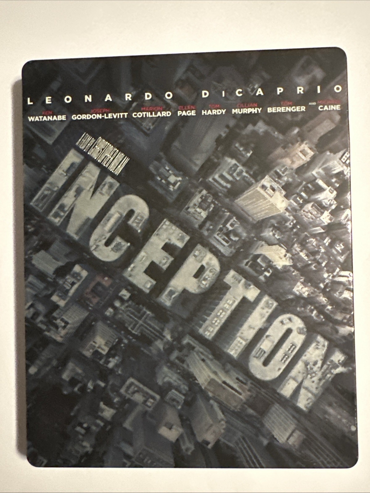 Inception Blu-ray Steelbook Leonardo DiCaprio Action Thriller Christopher Nolan