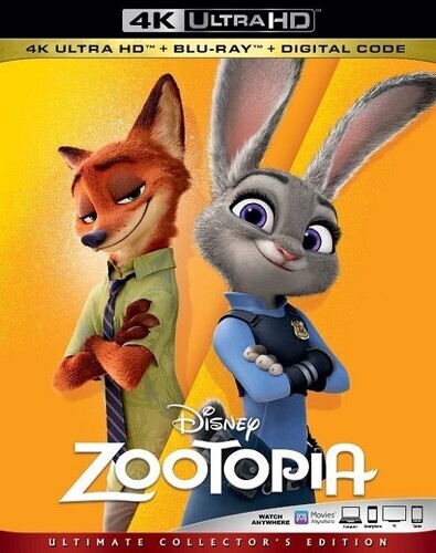 Zootopia [Used Very Good 4K UHD Blu-ray] With Blu-Ray, 4K Mastering, Dolby, Du