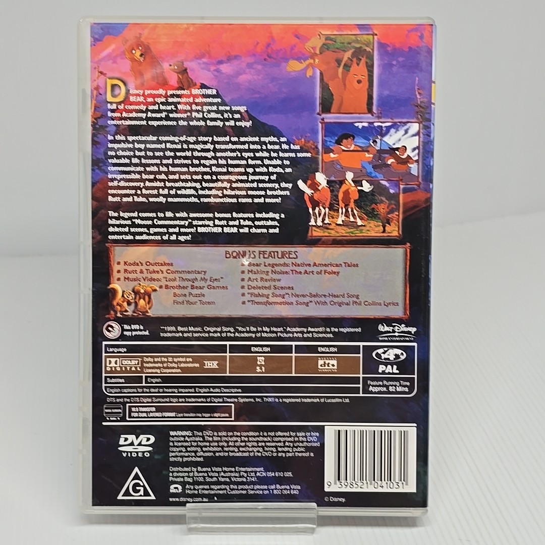 Brother Bear (DVD, 2004) Joaquin Phoenix Dave Thomas Jeremy Suarez Rick Moranis