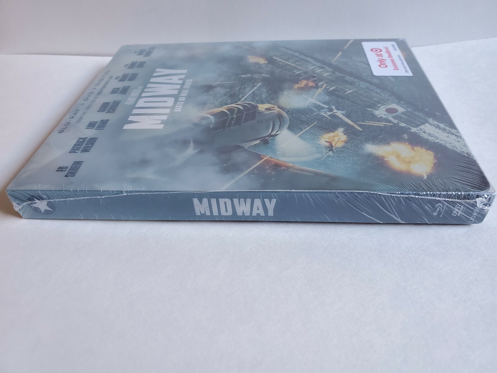 MIDWAY STEELBOOK (Blu-Ray + DVD + Digital) Target Exclusive w/ Plastic Slipcover